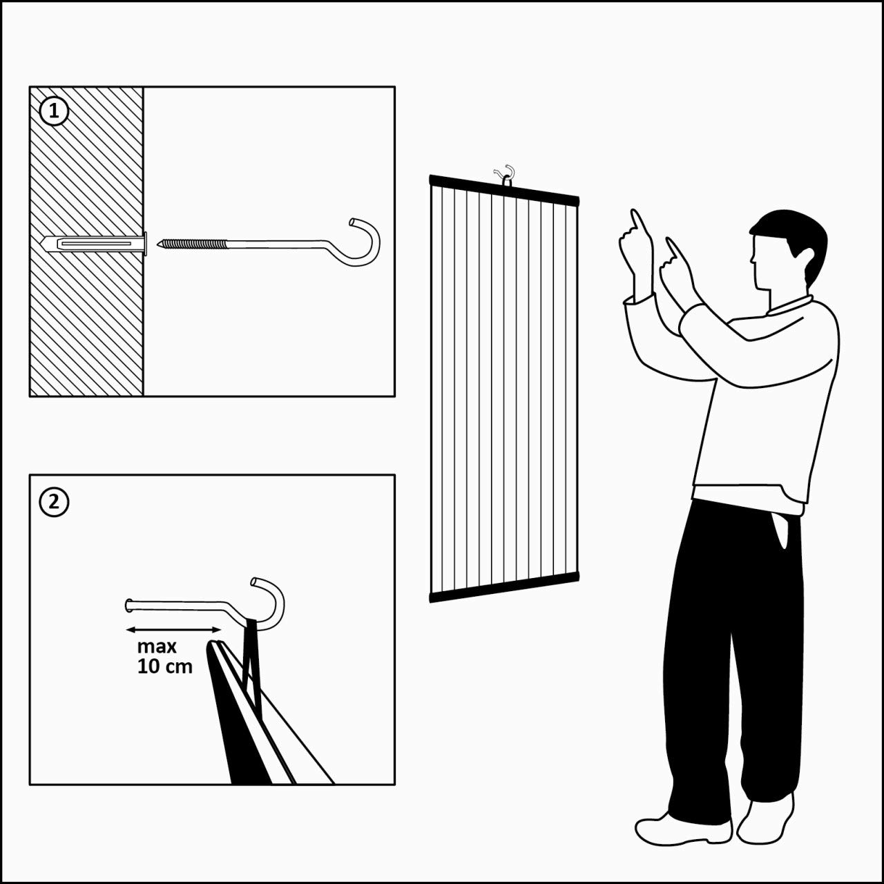 Pannello Riscaldante Elettrico Decorativo In Fibra Di Carbonio A Infrarossi Armonia – Radiatore Portatile Leggero 230V 430W. A Risparmio Energetico, Pieghevole, Flessibili, Sicuro