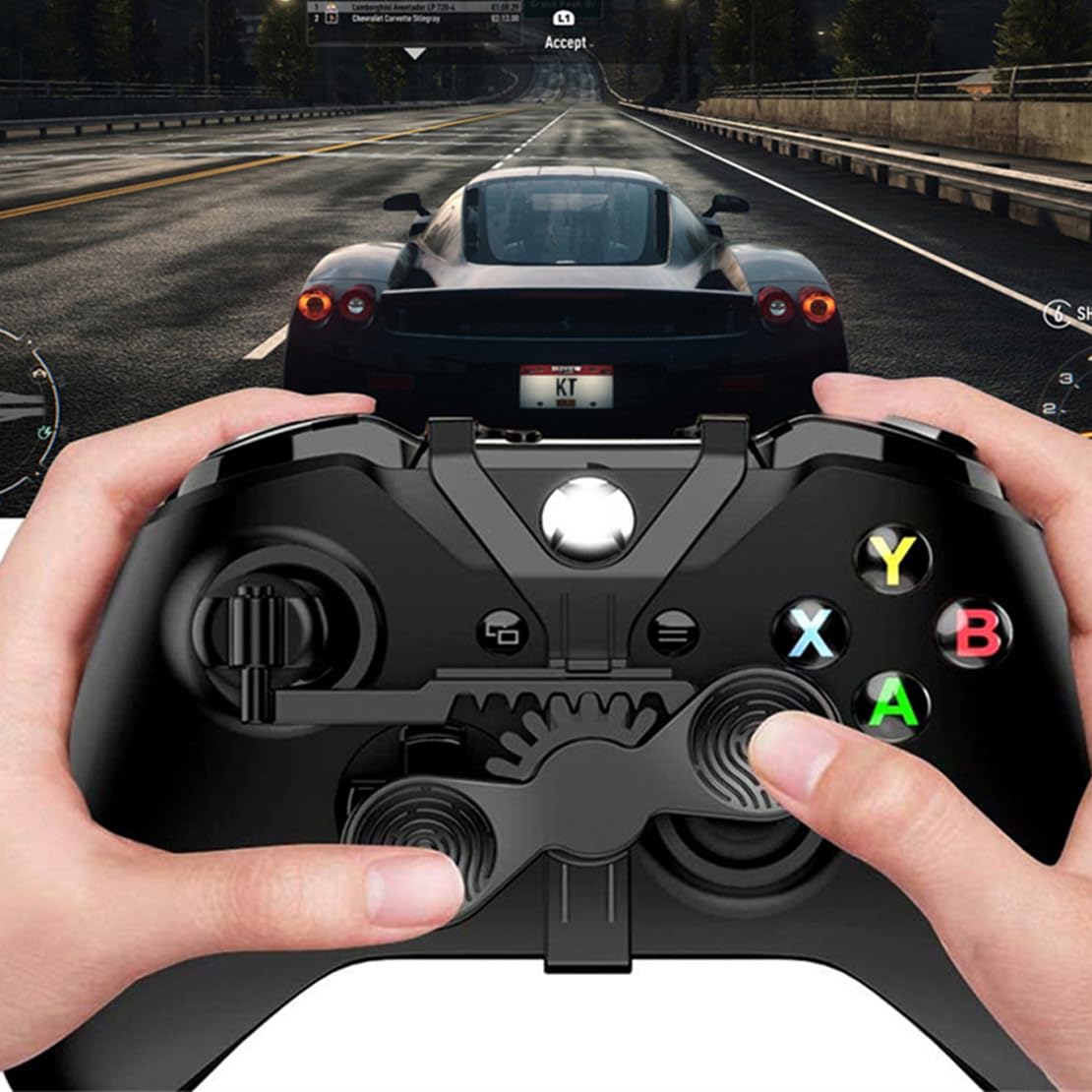 Volant de rechange pour manette de jeu Xbox One et Xbox One S, impression 3D, noir
