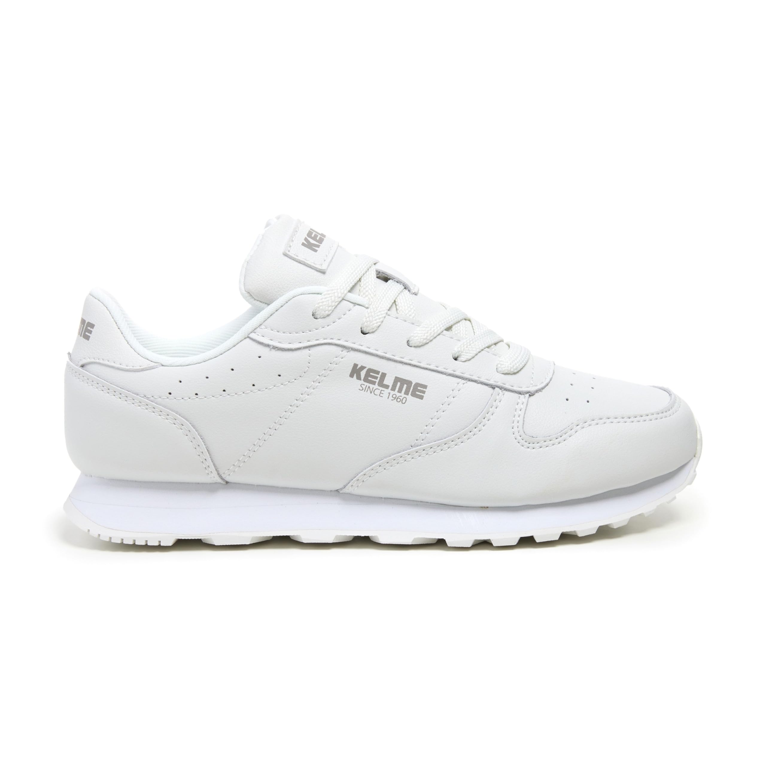 KELME Unisex Zapatillas Casual Victory Sneaker, White, 3.5 UK