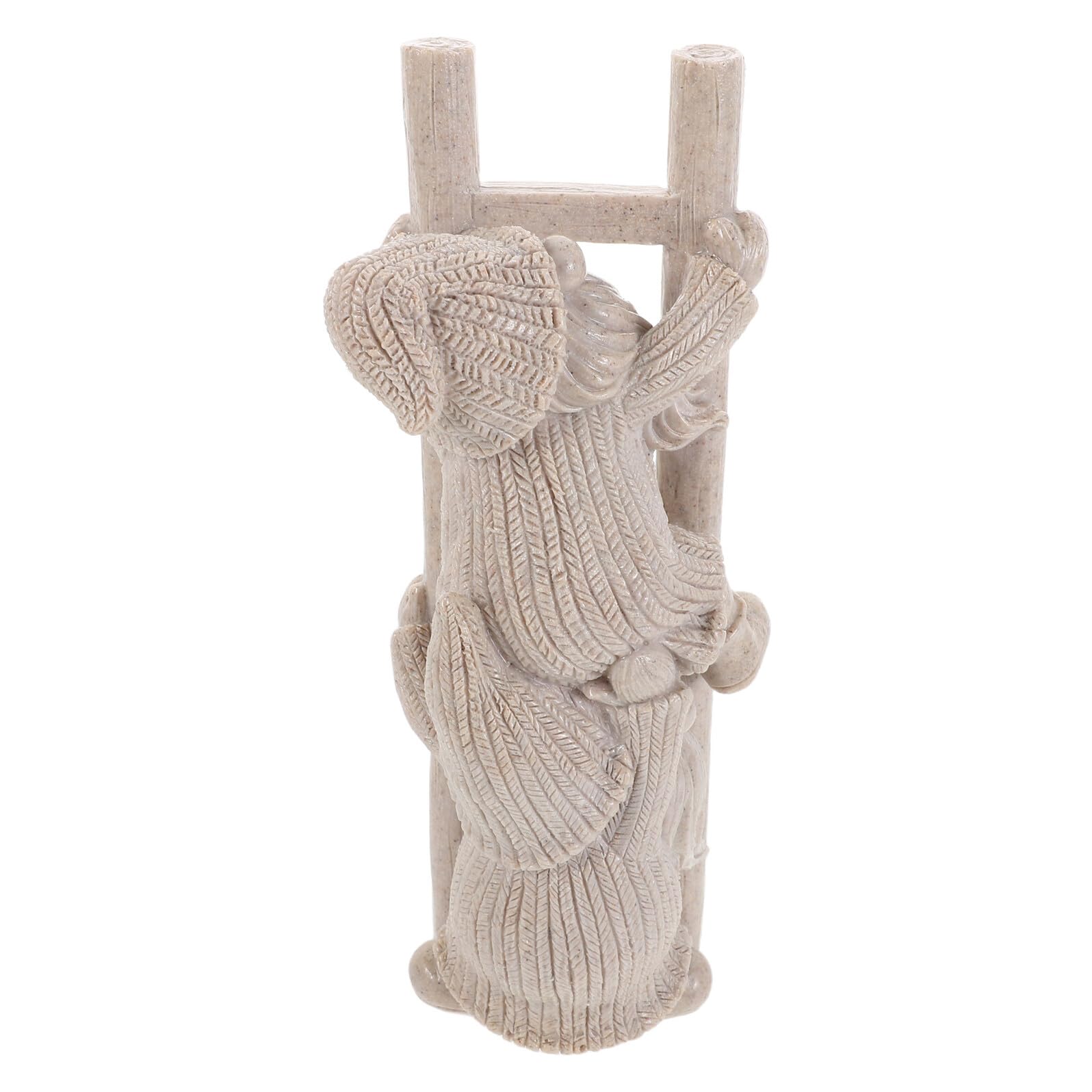 Homoyoyo Statue de GNOME de Jardin en Résine Résistante aux Intempéries Figurine Murale D’Homme Grimpant Compacte Décoration Extérieure pour Patio Balcon et Espace Vert
