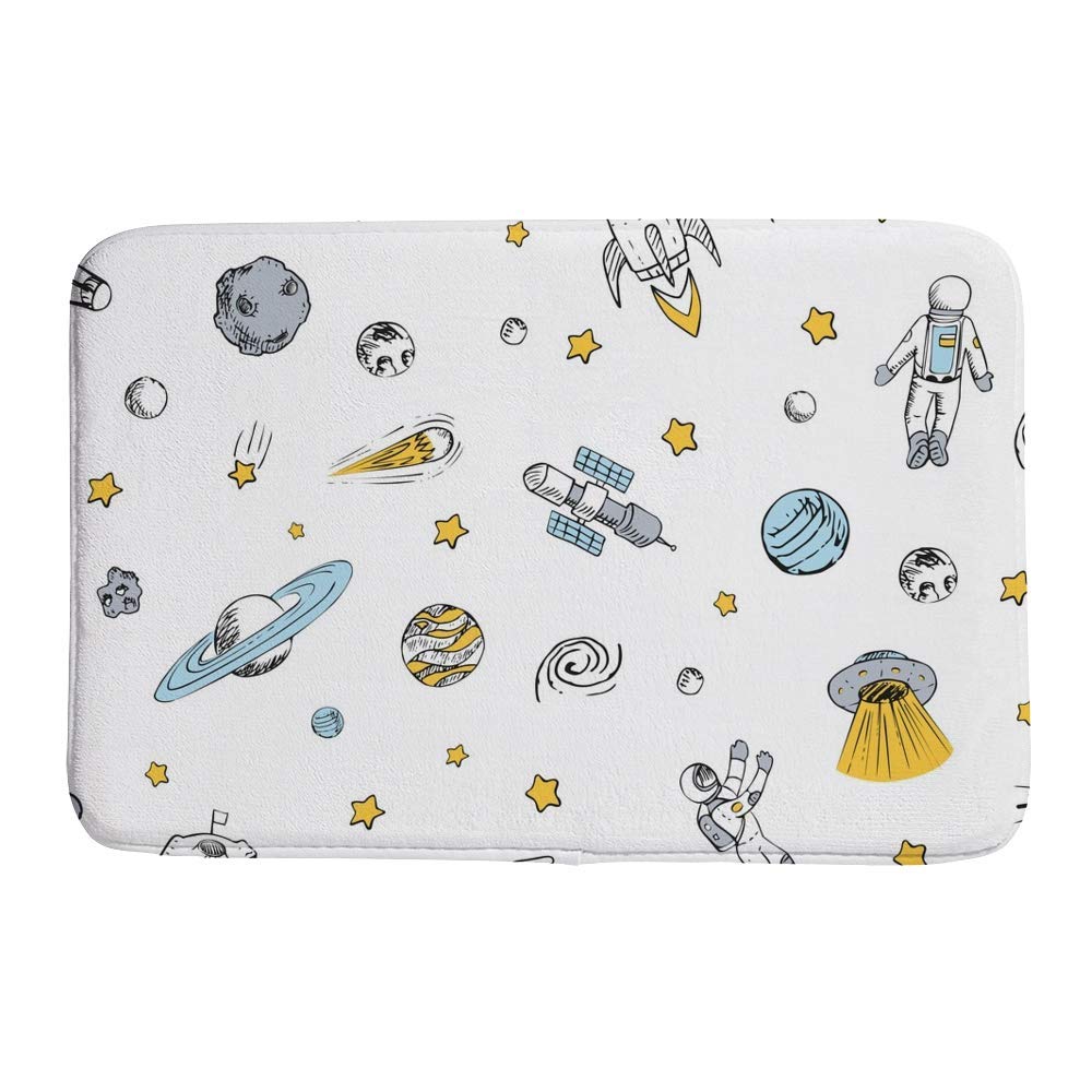 Tapis de douche multicolore parfait pour réveiller la déco des toilettes