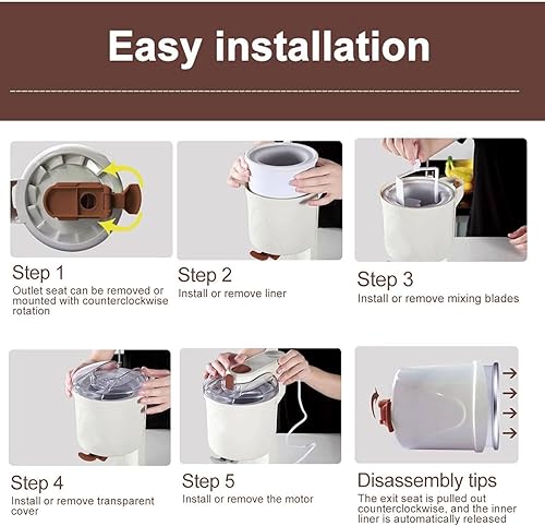 Miniatura 8 de Máquina comercial para hacer helados de servicio suave, máquina de helado de servicio suave para uso doméstico - Máquina para hacer helados Soft