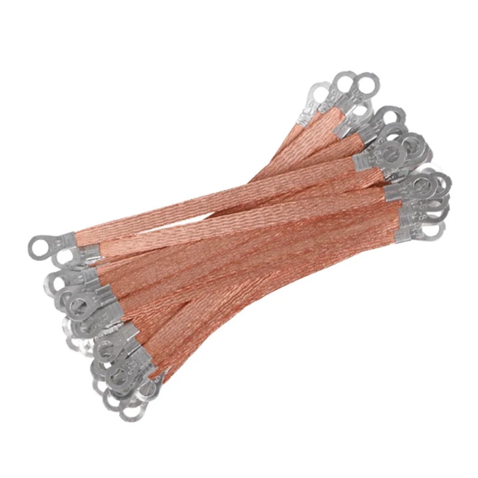 Fil de terre pour boîte électrique câble en cuivre plaqué aluminium souple 8mm 250mm x100