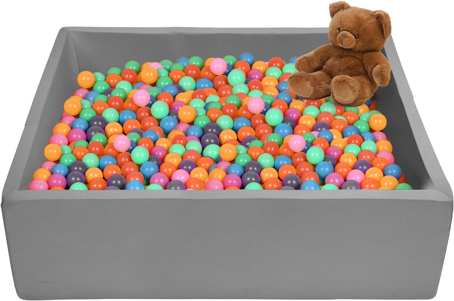 TRENDBOX Extra Large Ball Pit 47.2x47.2x13.8in Foam Ball