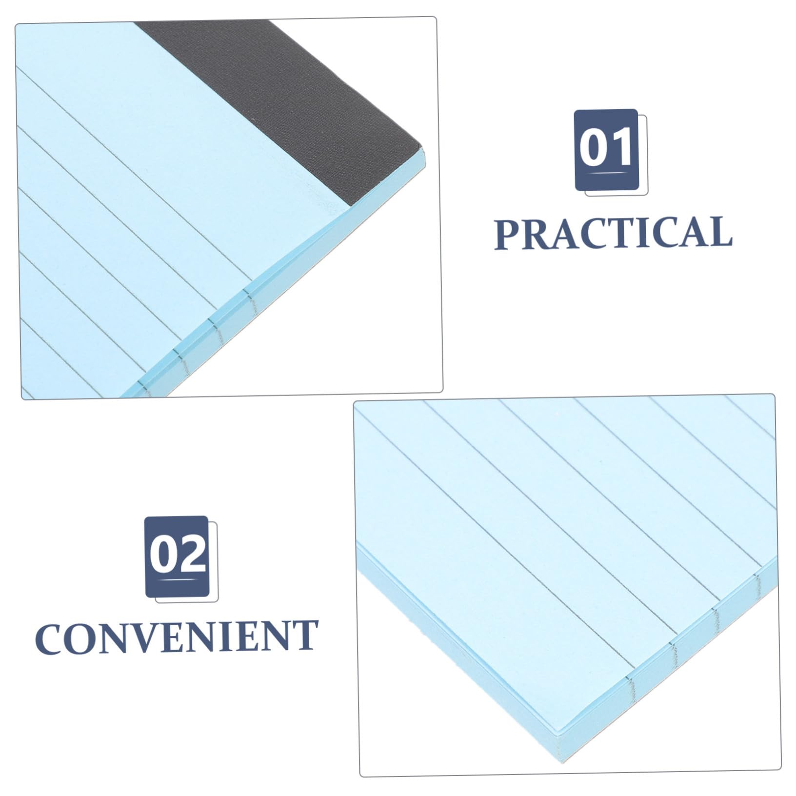 FOMIYES A5-notizblock 8 Stück Blau Papier Liniertes Papier Ideenbuch