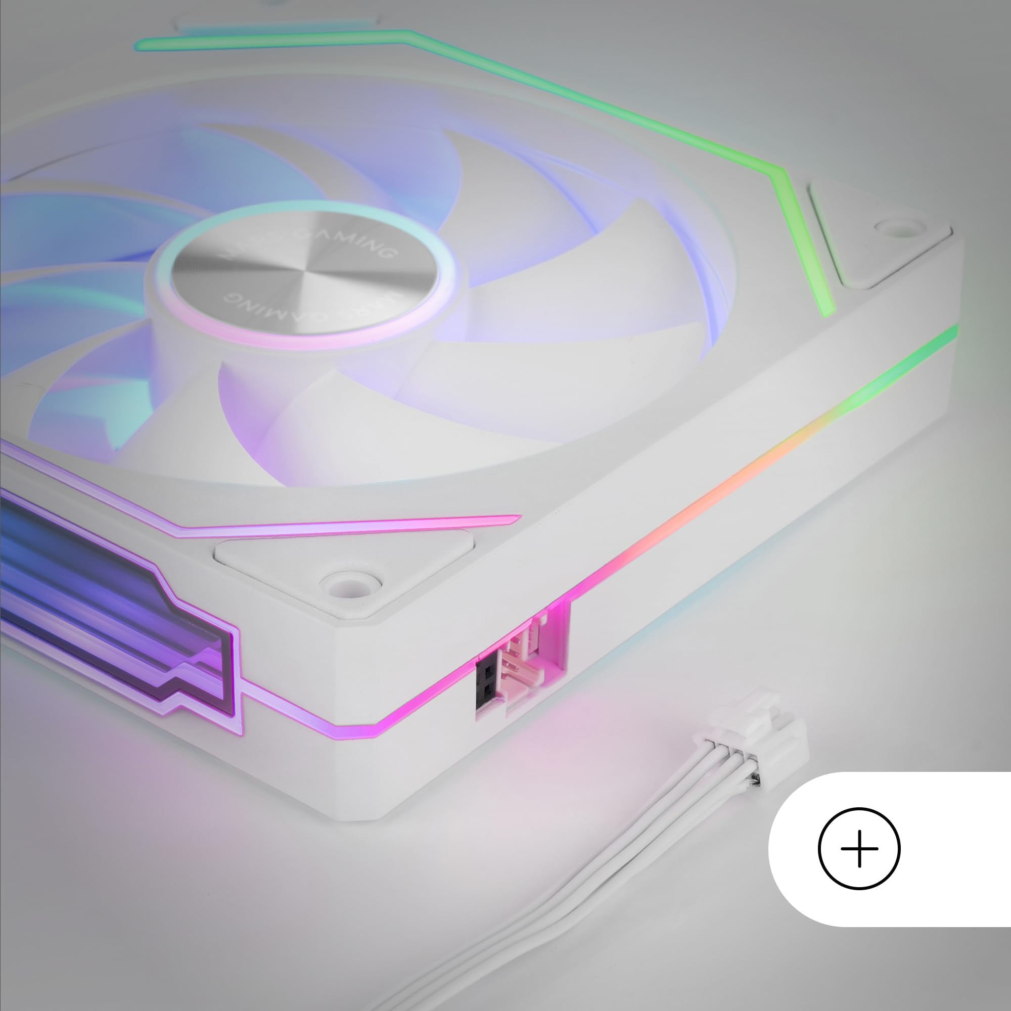 Mars Gaming MFD, Ventilador 120mm CHROMA RGB Dual Automático, Ultra Silencioso 14dB, Conexión Molex 4PIN, Sistema Antivibraciones, Transparente — view 47