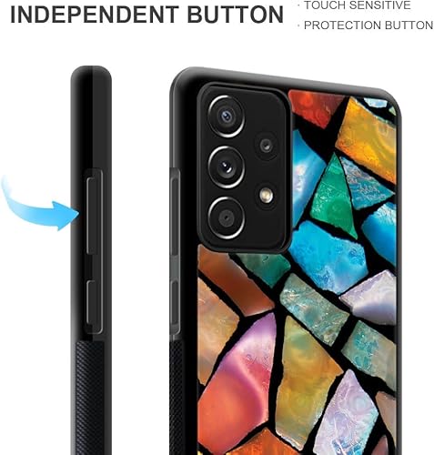 Miniatura 9 de ZHEGAILIAN Funda compatible con Samsung Galaxy A53 5G, diseño de patrón de espalda de esqueleto, silicona suave, anticaídas, antideslizante, funda