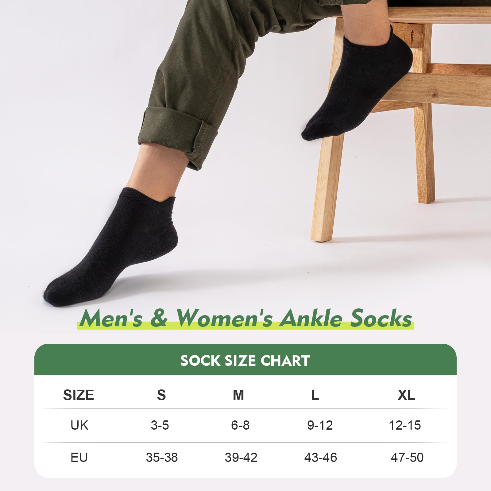 SockWaddles 10 Par Skarpetek Sneaker Męskie Damskie, Antypotne Krótkie Skarpetki, Bawełniane Skarpety Sportowe, Oddychające Skarpety do Biegania Unisex Czarne Białe Szare