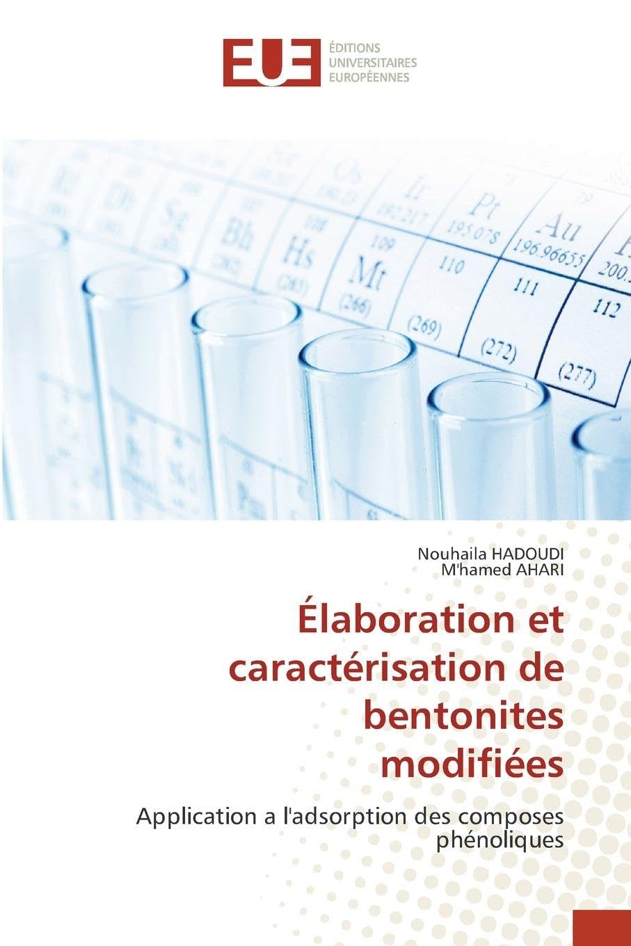 Élaboration et caractérisation de bentonites modifiées: Application a l'adsorption des composesphénoliques