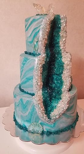 Miniatura 4 de NIPEOR Cristales de azúcar blanco Gránulos comestibles de 4.6 onzas (4.59 oz) para decoración de pasteles y cupcakes, para Navidad y vacaciones,