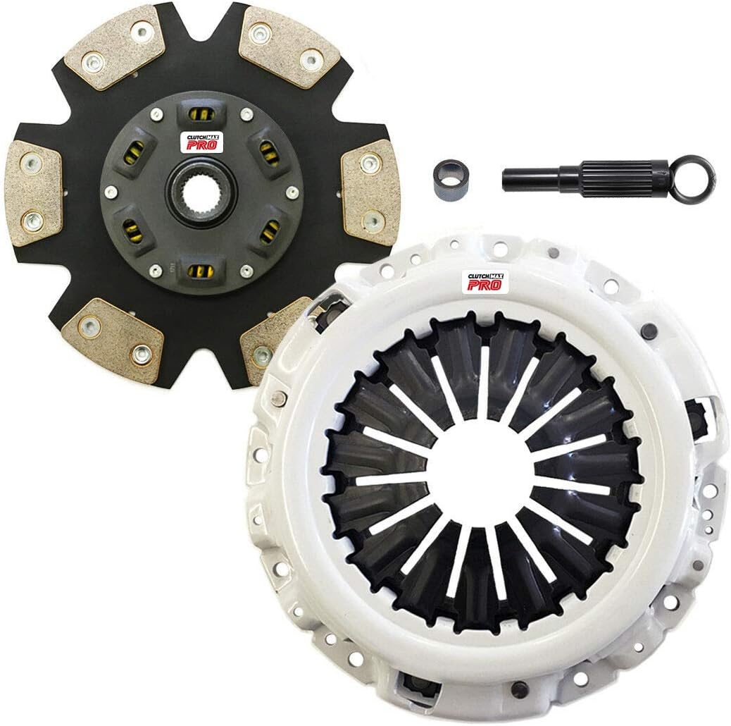 ClutchMaxPRO Performance Stage 3 Clutch Kit Compatible with 2007 2008 Infiniti G35 2008-2013 G37 2014-2015 Q60 2007 2008 Nissan 350Z 2009-2020 370Z VQ35DE VQ35HR VQ37VHR (CP06082HDC-ST3)