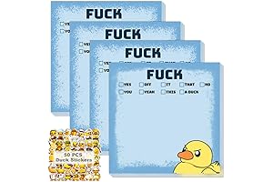 Funny Sassy Duck Sticky Notes: Hilarious Gag Gift for Making Work Memorable