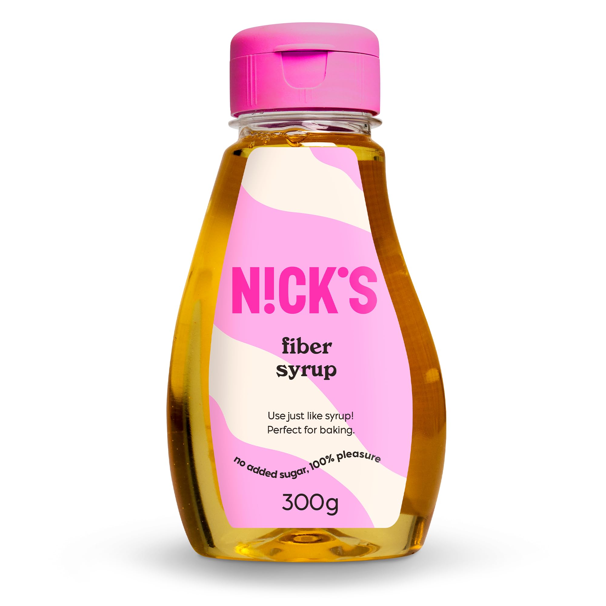 NICKS Clear Fiber Syrup (300g) Keto Sweetener Natural Sugar Alternative No Added Sugar, Vegan, Gluten Free