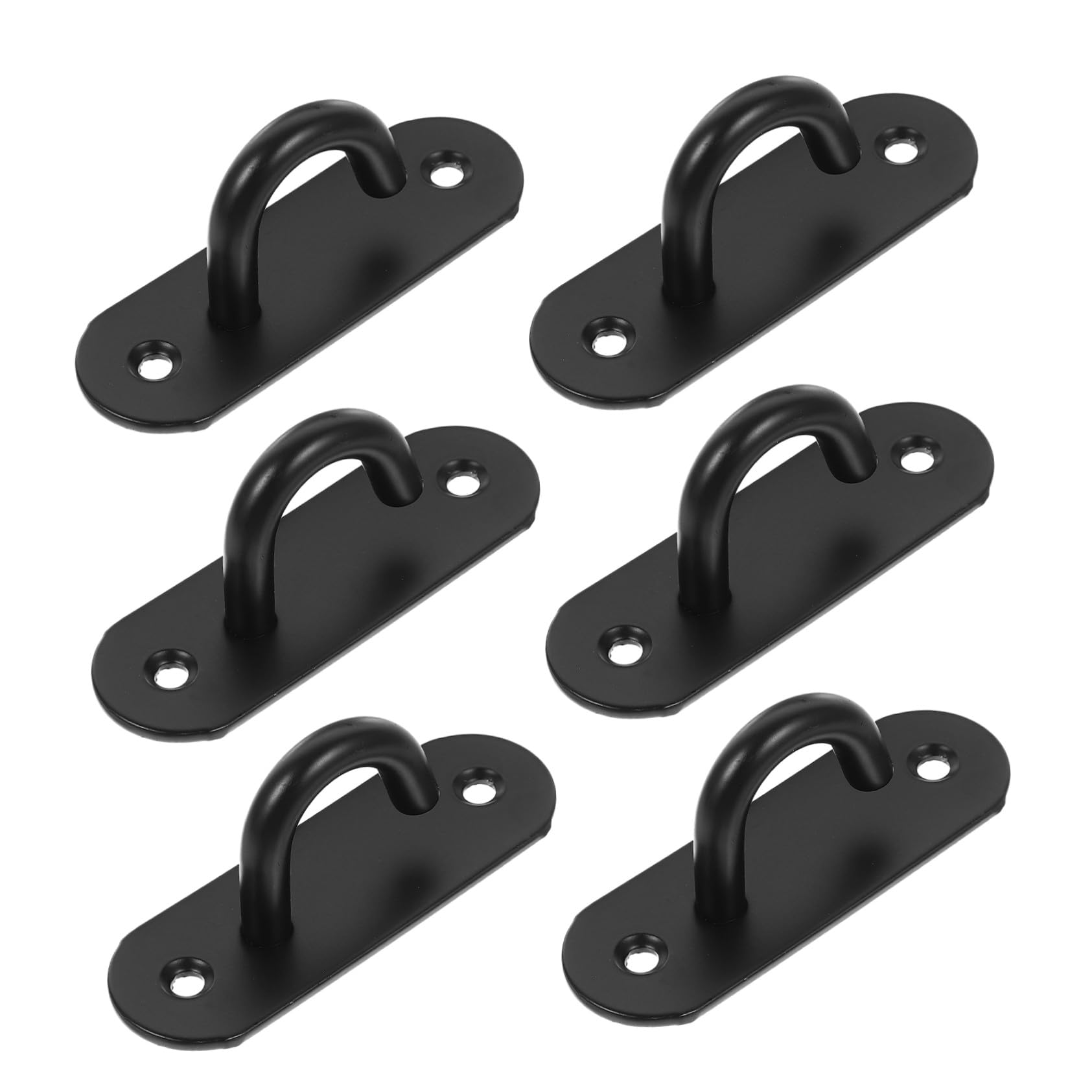 NOLITOY 6 Piezas Ganchos de Anclaje de Pared para Bandas de Resistencia Acero Inoxidable Soporte Seguro y Compacto para Entrenamiento Casa Gimnasio y Yoga Compatible con Bandas de Tracción