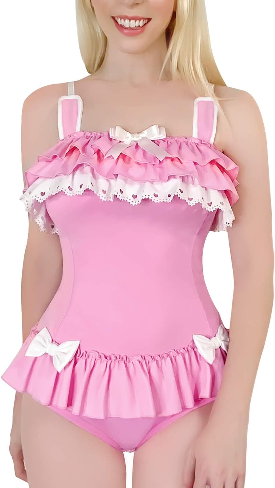Cotton Fancy Bunny Romper Onesie Pajamas Teddy Lingerie One Piece Babydoll Bodysuit