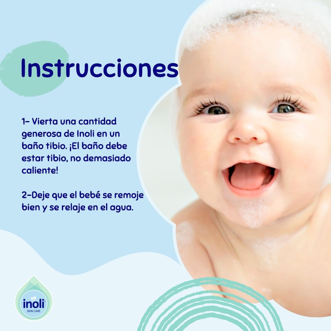 Skincare – Inoli Aceite de Baño para Piel Seca y Sensible 100ml – Esenciales para Bebé