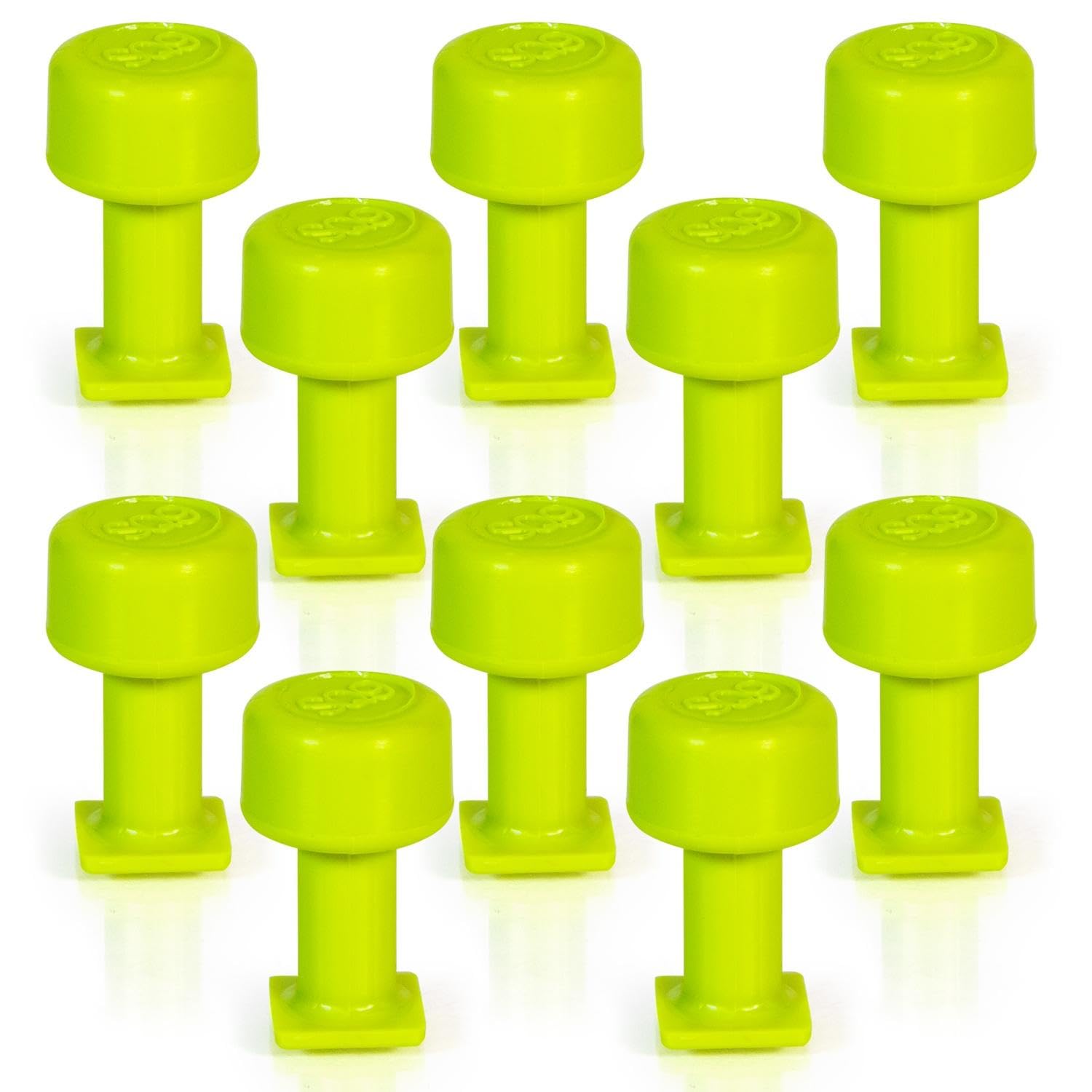 Tabweld Black Plague Gang Green 9mm Hail Tabs Square PDR Hail Dent Tab Pack - 10 Pack Paintless Dent Repair