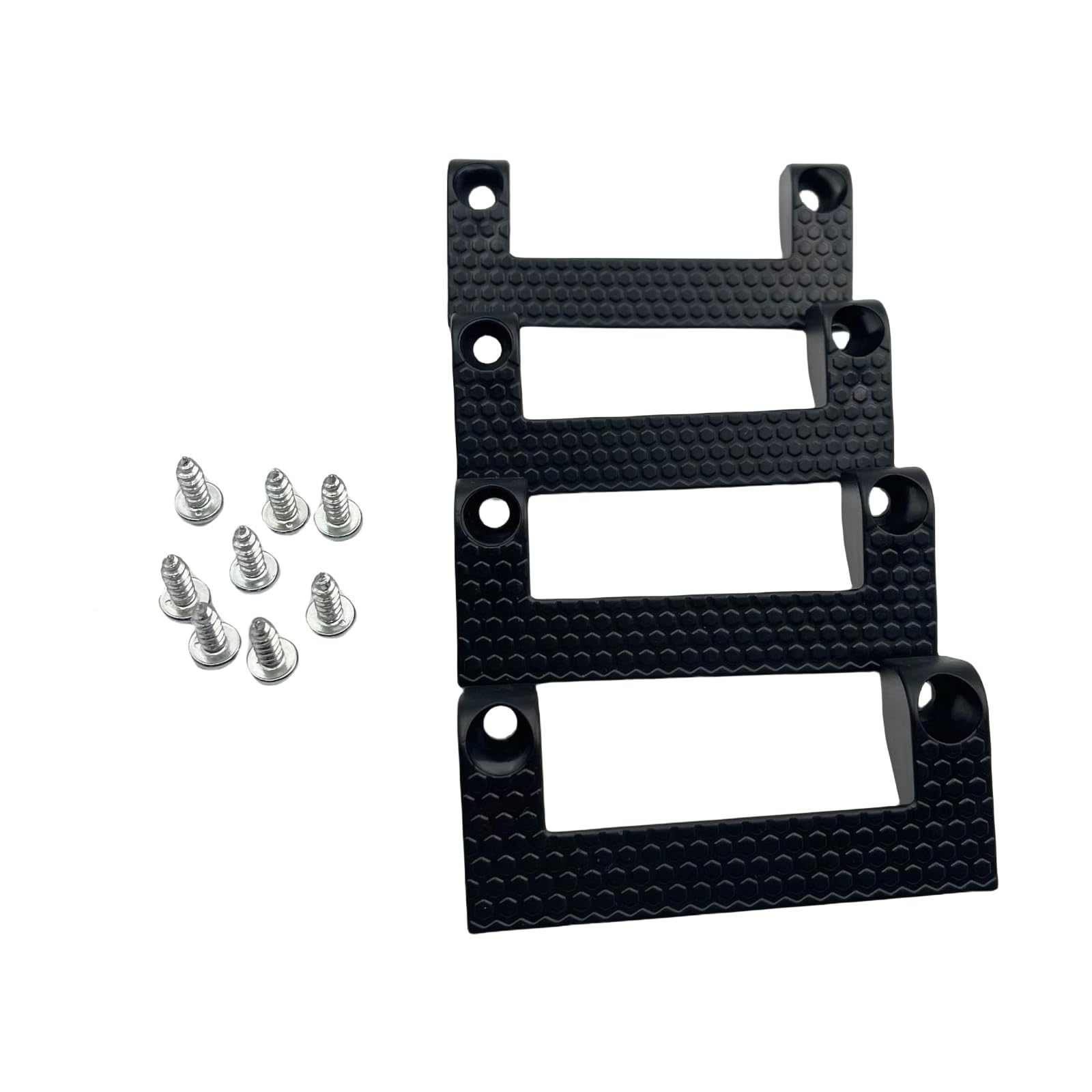 Msioytog Black Of 4 High Strength Tool Organizers Rack Tape Measure Holder Hanger Storage For Garage And Workshop Efficiency Ladder Tool Organizers