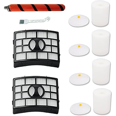 Replacement Brush Roll Filters Compatible with Shark Apex DuoClean AZ1000 AZ1002 AZ1003BRN AX950 AX951 AX952 NV830 NV831 NV835 ZU881 ZU885 Vacuum,Part # 1173FT950,XFF650 and XHF650