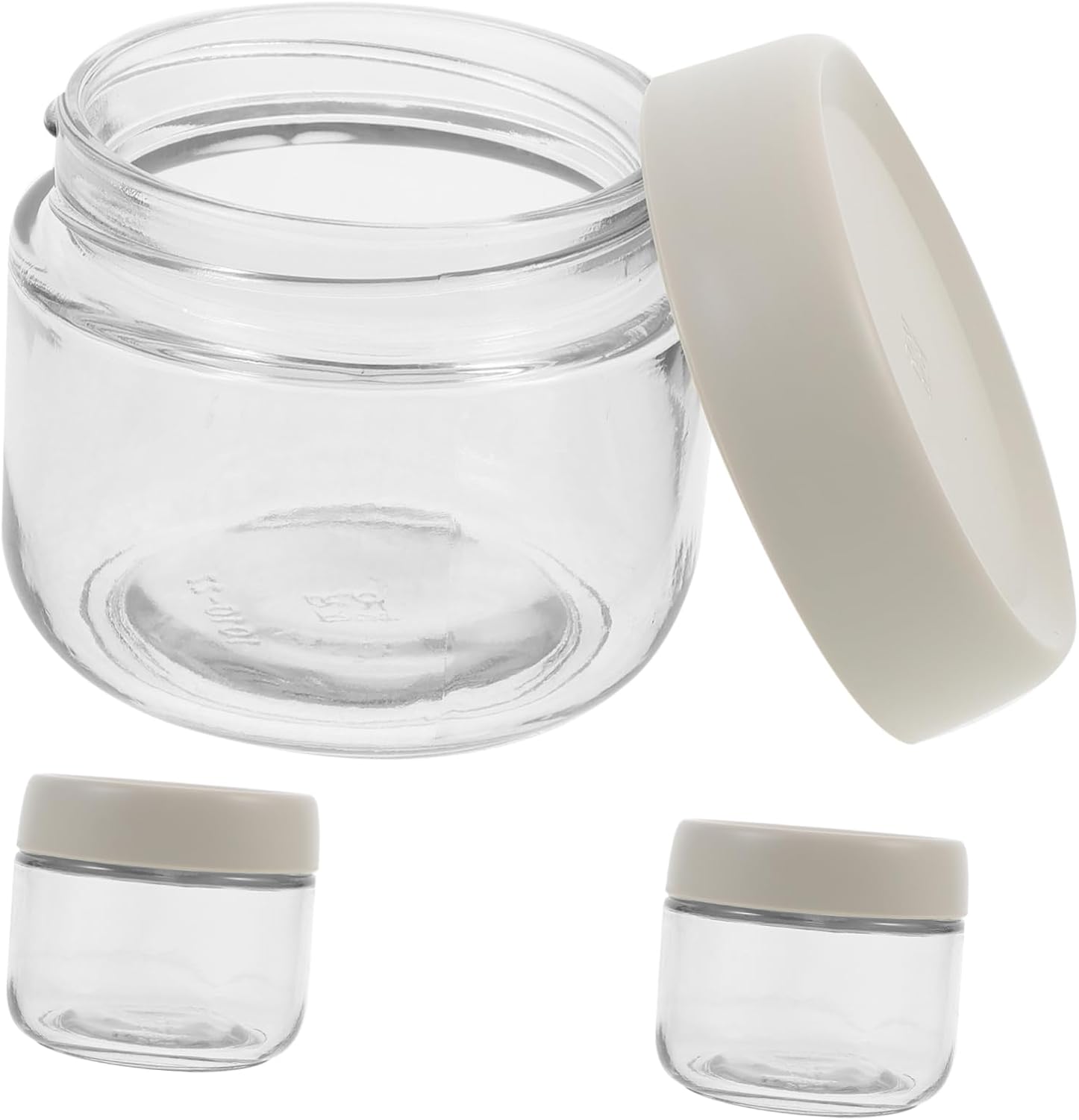 Zerodeko Sealed Glass Food Storage Jar Set 3pcs Airtight Coffee Bean Storage Container Zerodeko Sealed Glass Food Storage Jar Set 3pcs Airtight Coffee Bean Storage Container