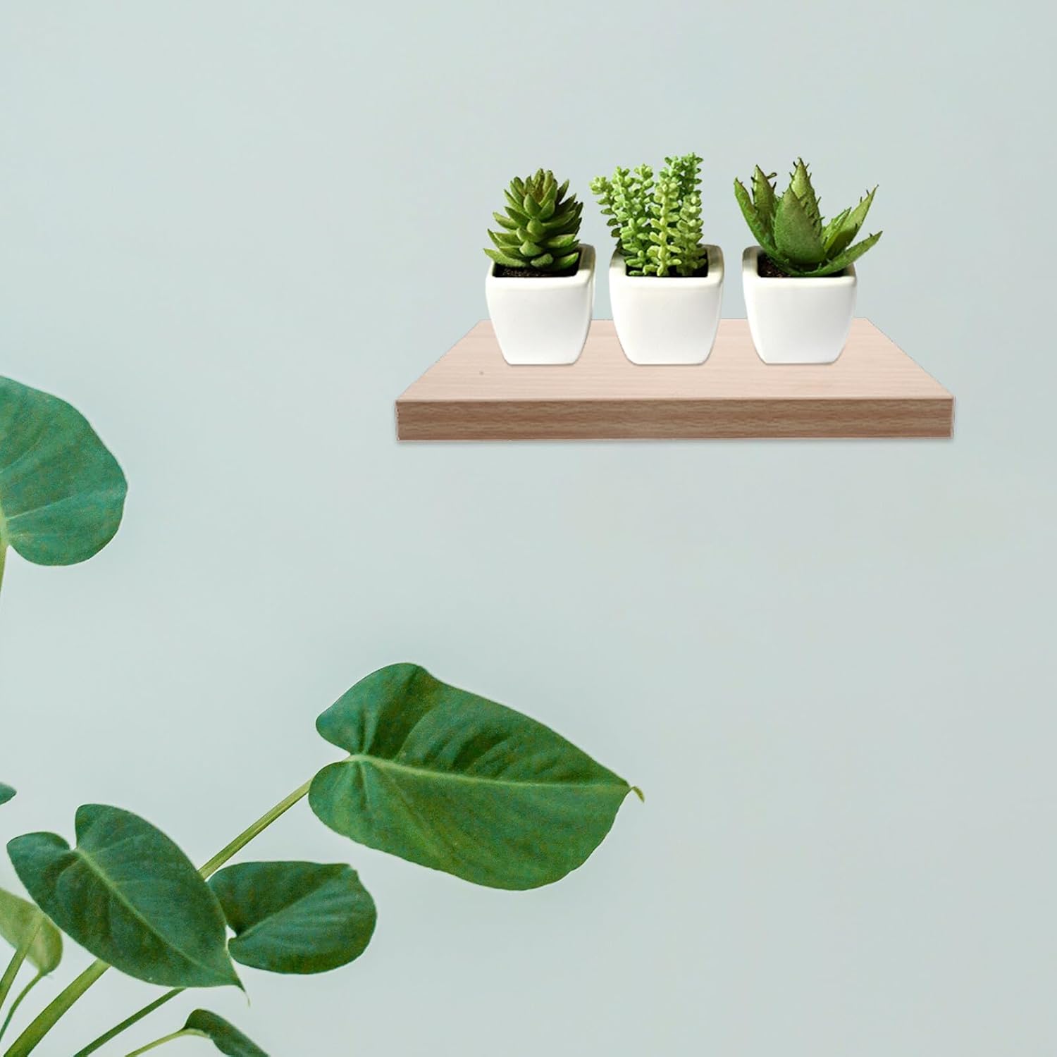 Floating Wall Mounted Shelf Organizer 1pcs Rustic Wood Wall Holder Shelf for Bathroom Bedroom Living Room Kitchen Décor