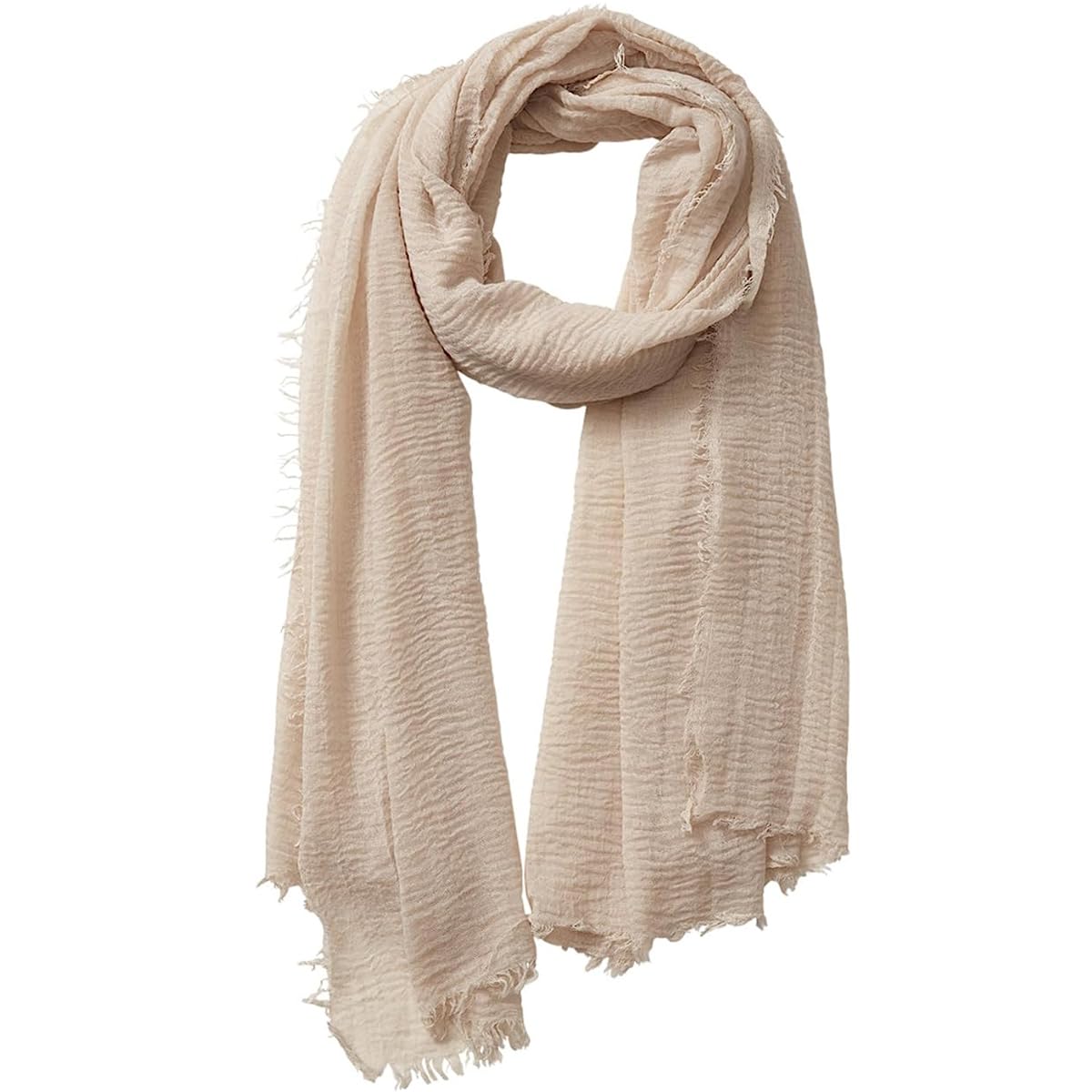 Lightweight Cotton Blend Scarf for Women Men | Large,Breathable,Thin,Soft,Crinkle Scarf,Hijab Head Wrap,NeckScarf,Everyday,Travel Scarf,Summer Dress Scarves Holiday Gift
