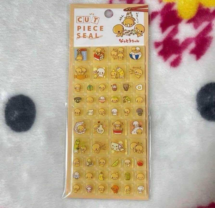 なっとうちゃん シールバインダー おはじきシール 平成はっぴ