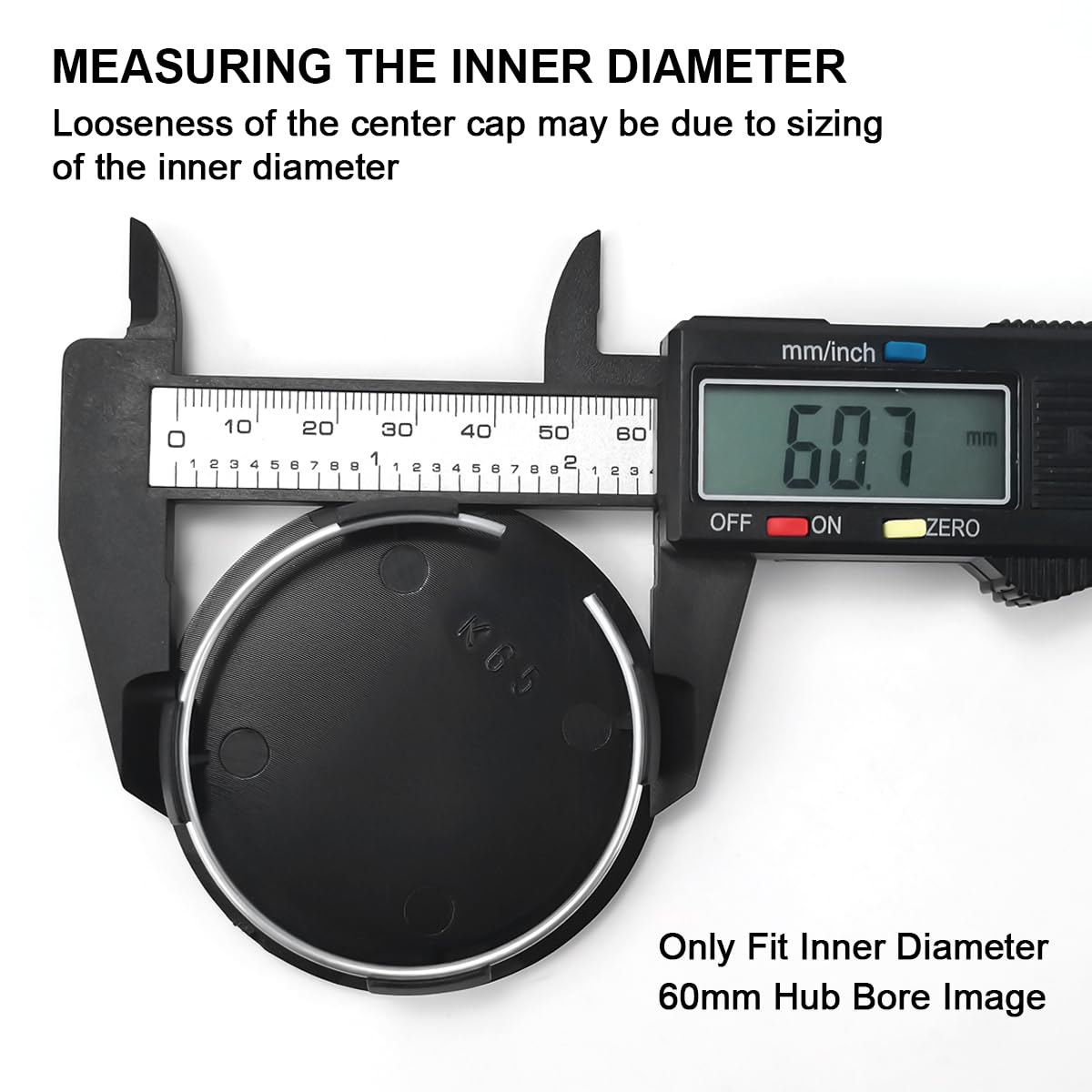 4 Coprimozzi Argento 60mm Con Stella US Army - Per Cerchi In Lega, Universali, CX43 - Foto 2