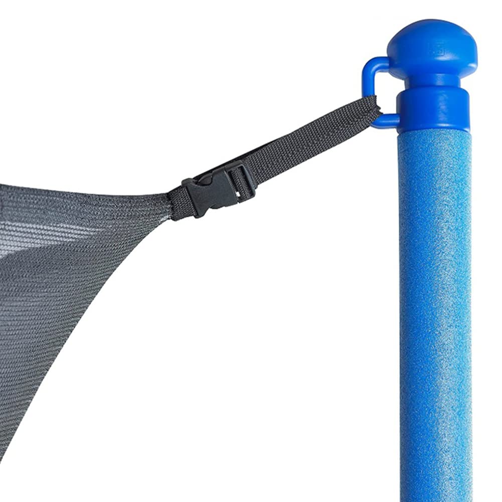Starnearby Filet de Sécurité pour Trampoline, Filet de Remplacement Trampoline, Filet de Protection en Nylon pour Trampoline ø 183cm 244cm 306cm 366cm 6/8 Barres