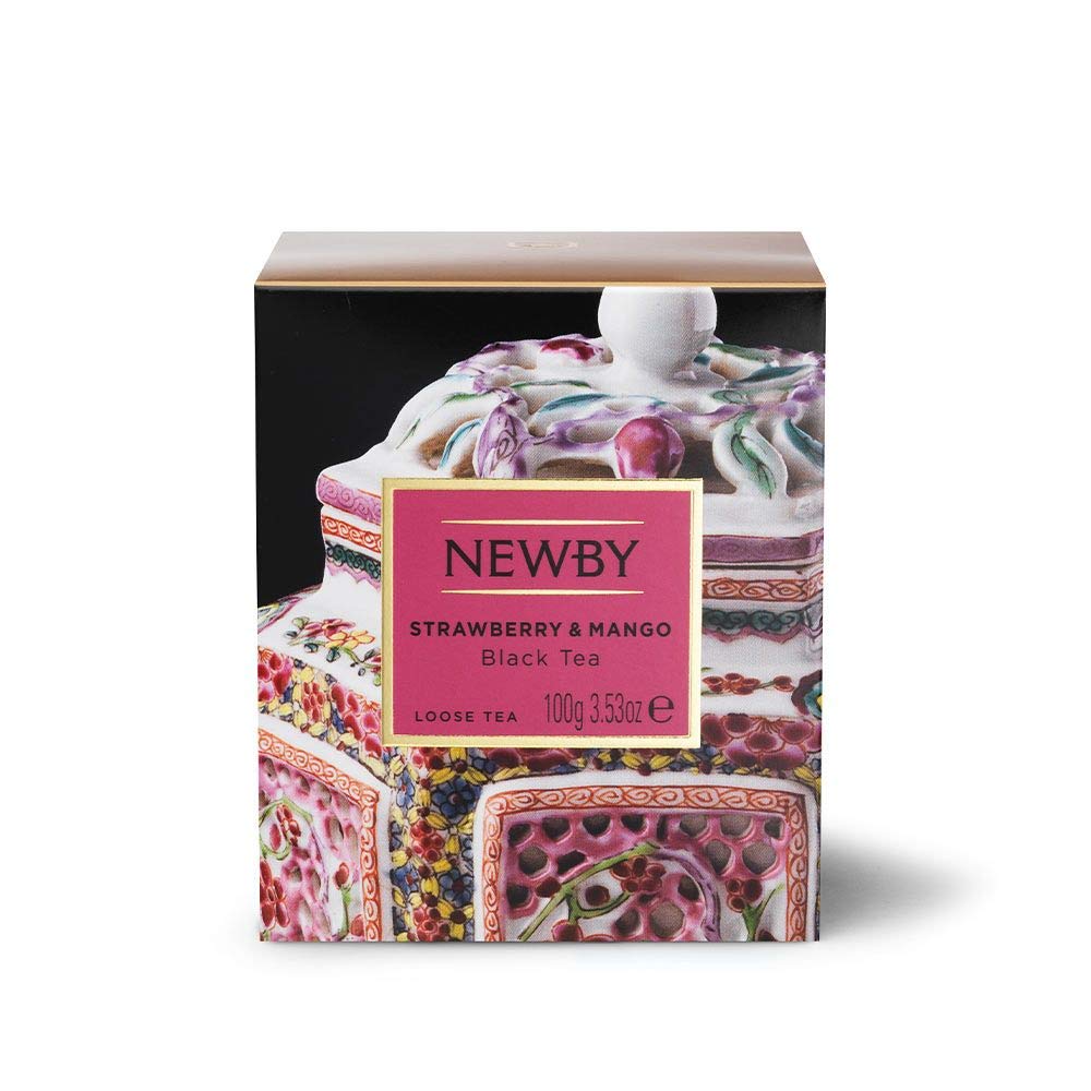 NewbyTeas Strawberry & Mango Loose Leaf Tea, 100 g