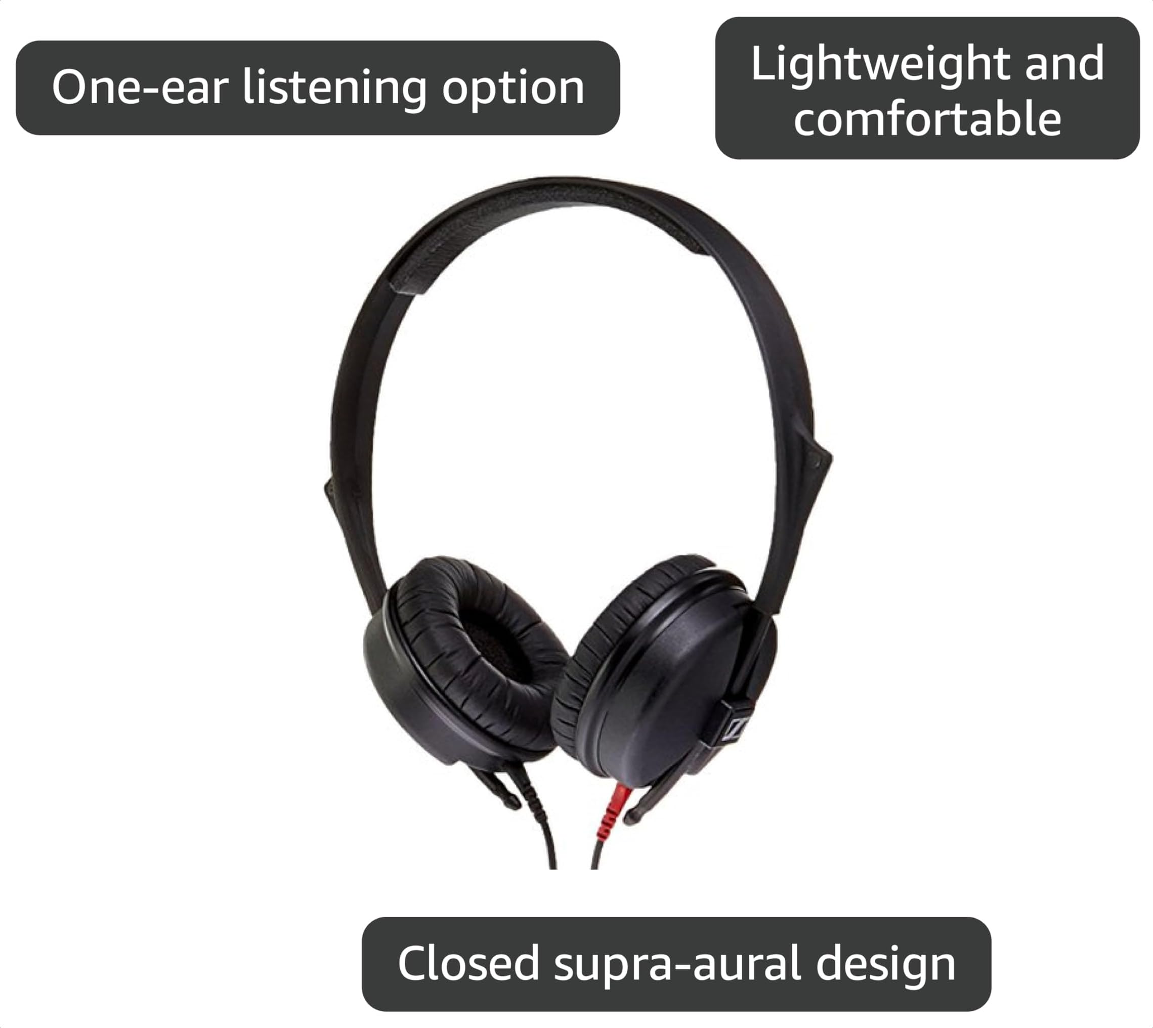 Amazon.com: Sennheiser HD 25 LIGHT Monitor Headphones (Renewed