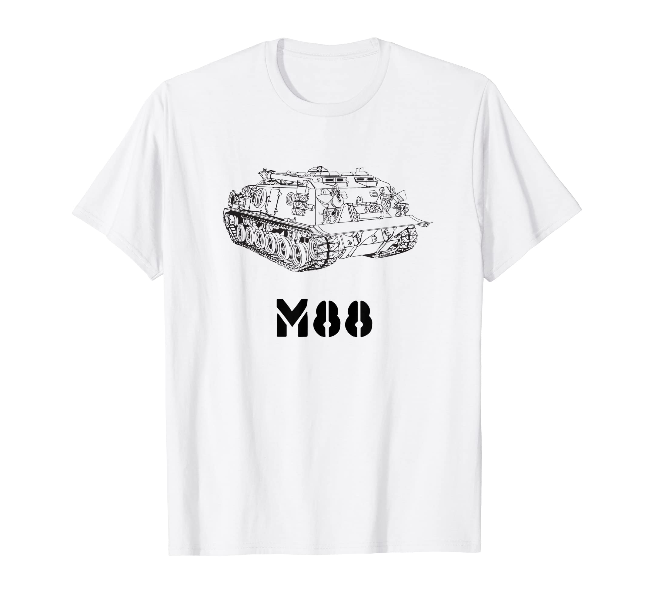 Tanks of War TeesUSA ARV - M88 Recovery Vehicle Tank T-Shirt