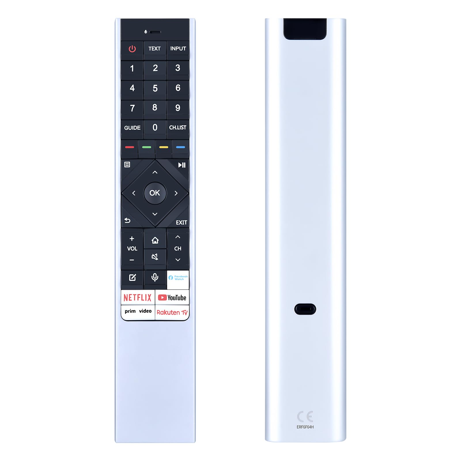 VINABTY Telecomando Ricambio ERF6F64H Per TV Hisense – Compatibile Con 55U7QF, 65A9G, 55A8G, 75U9GQ – Sostituto Telecomando Originale - 2