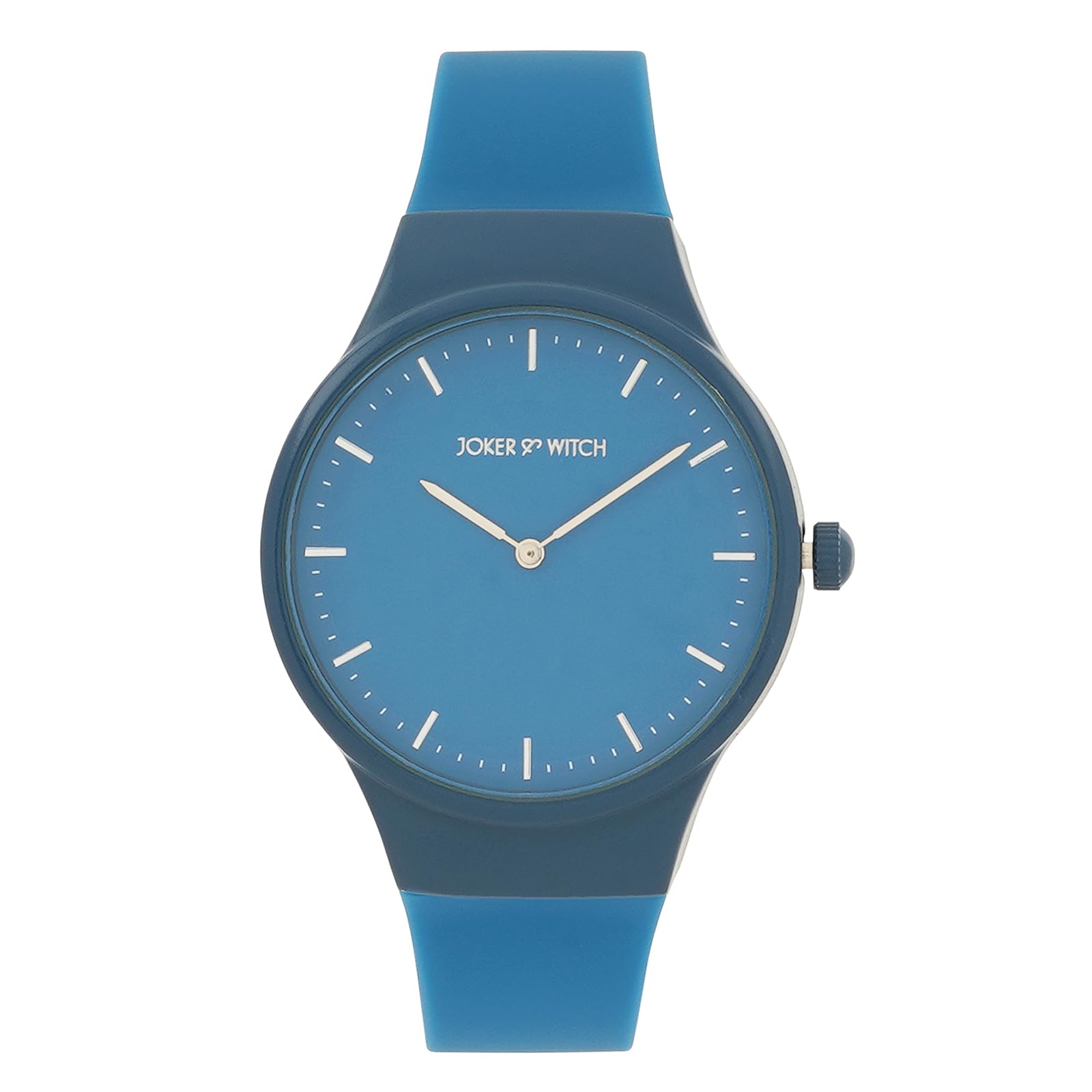 Joker & Witch Riviera Blue Silicone Strap Watch Analogue Watch Unisex (B0CZXTC5P6) Amazon Price History, Amazon Price Tracker