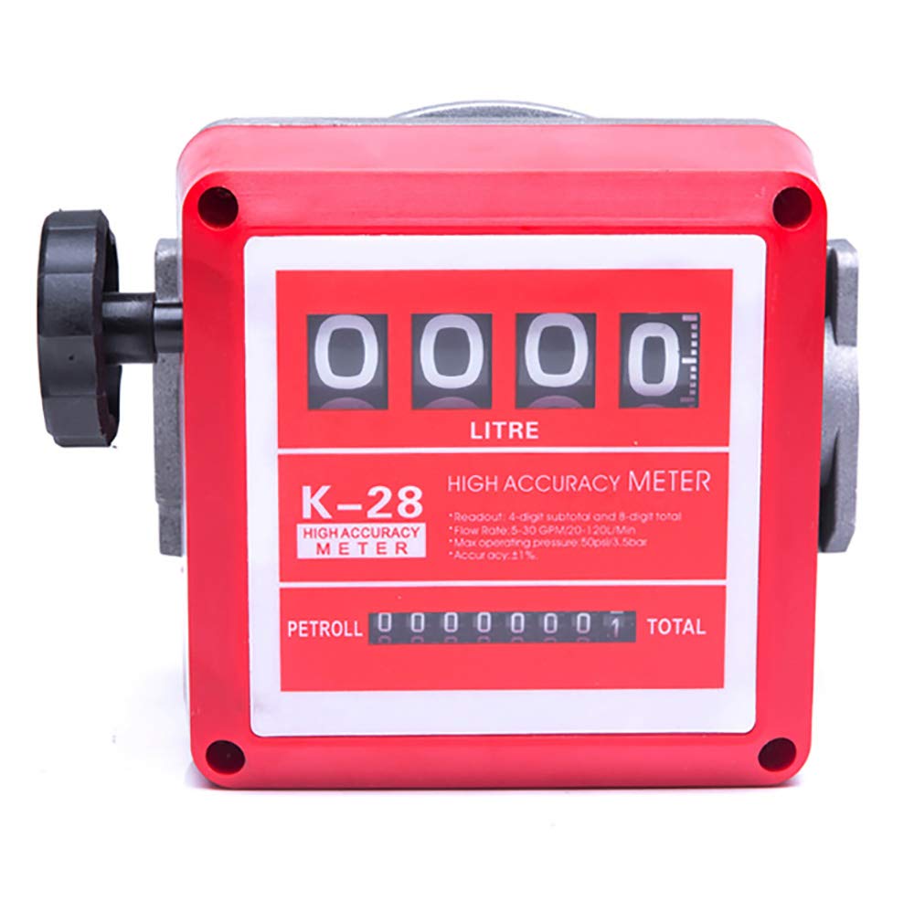 Epidioxi Mechanical Meter 4 Wheel Digital Flow Meter High Accuracy