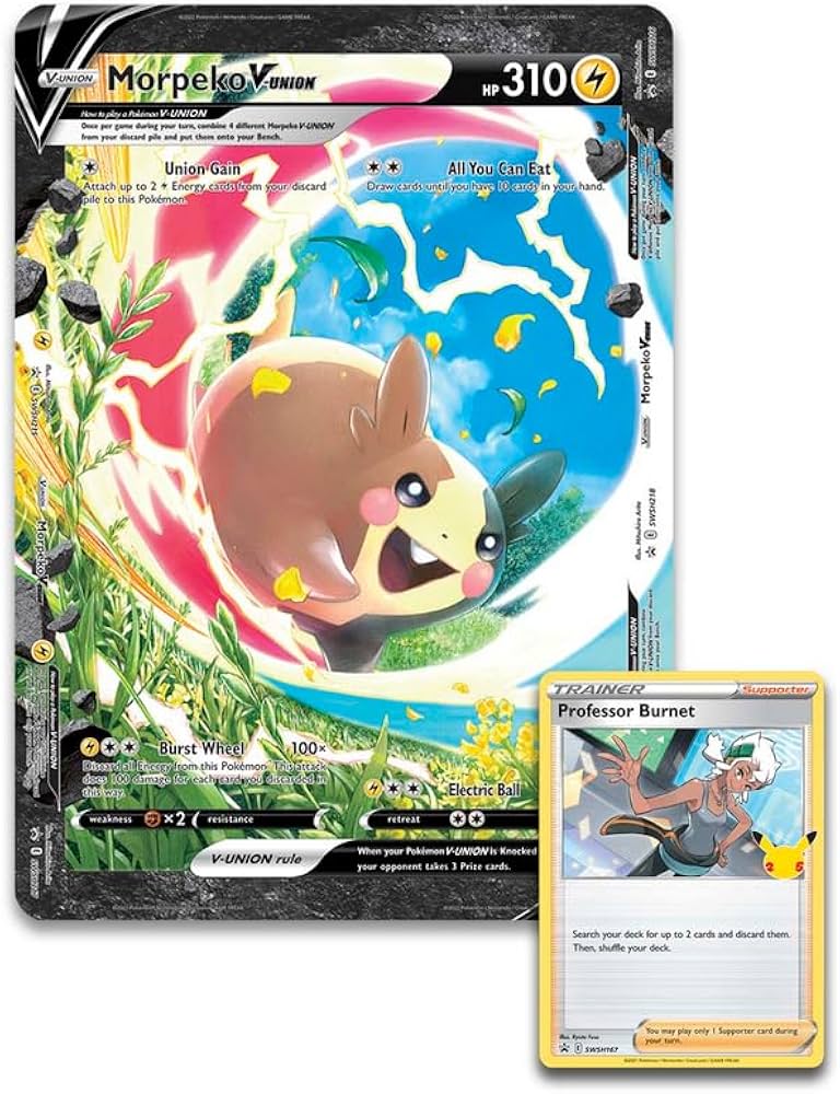 Amazon.com: Pokemon TCG: Morpeko V-Union Special Collection : Toys