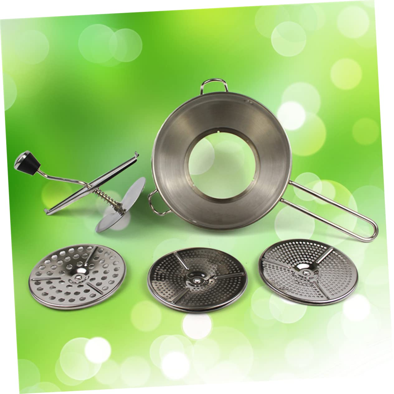 Alipis Edelstahl Gemüsemixer Für Babybrei Obst Und Gemüsezerkleinerer Leicht Zu Reinigen Ergonomisches Design Für Zubereitung Von Babynahrung - Hochwertige Küchenutensilien Für