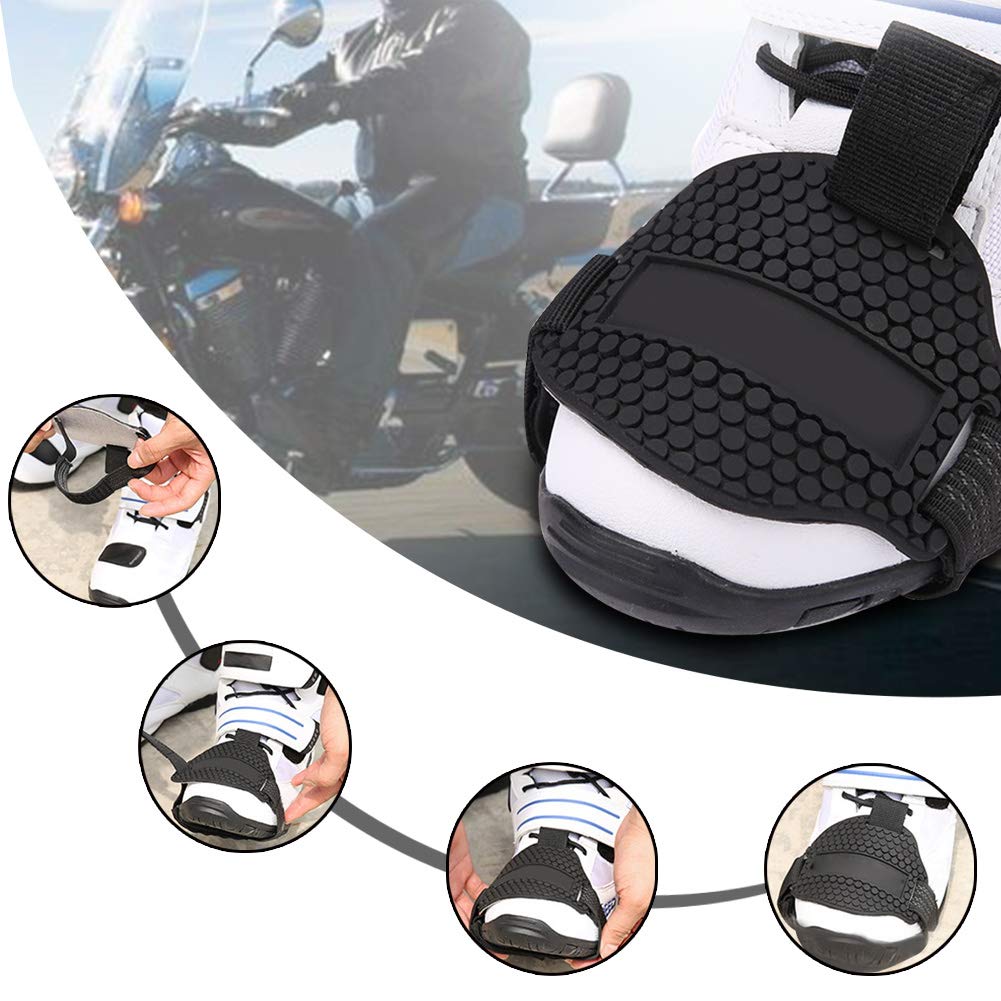 Amazon.fr : Keenso Housse de Chaussure de Moto, Protection de Chaussure en  Caoutchouc Protège Chaussures pour Levier de Vitesses Anti-Abrasion Moto  Gear Shift Bottes Protecteur
