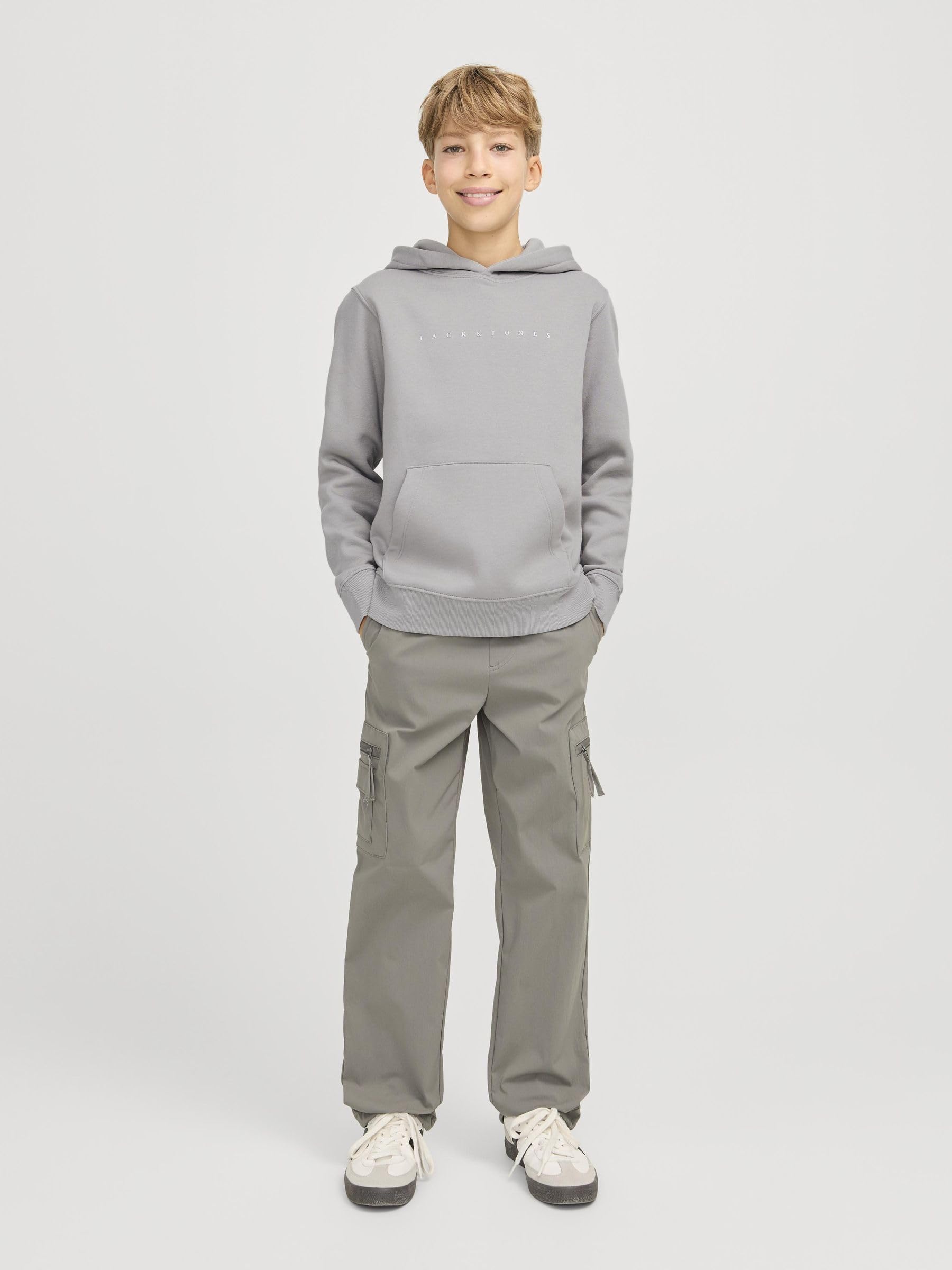 JACK & JONES Bluza z kapturem Chłopcy Jjestar Jj Sweat Hood Noos Jnr