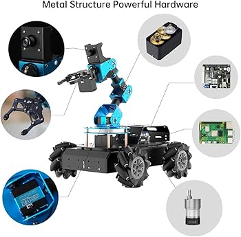 Amazon.com: HIWONDER 6DOF Robot Arm for Raspberry Pi 5 AI Vision