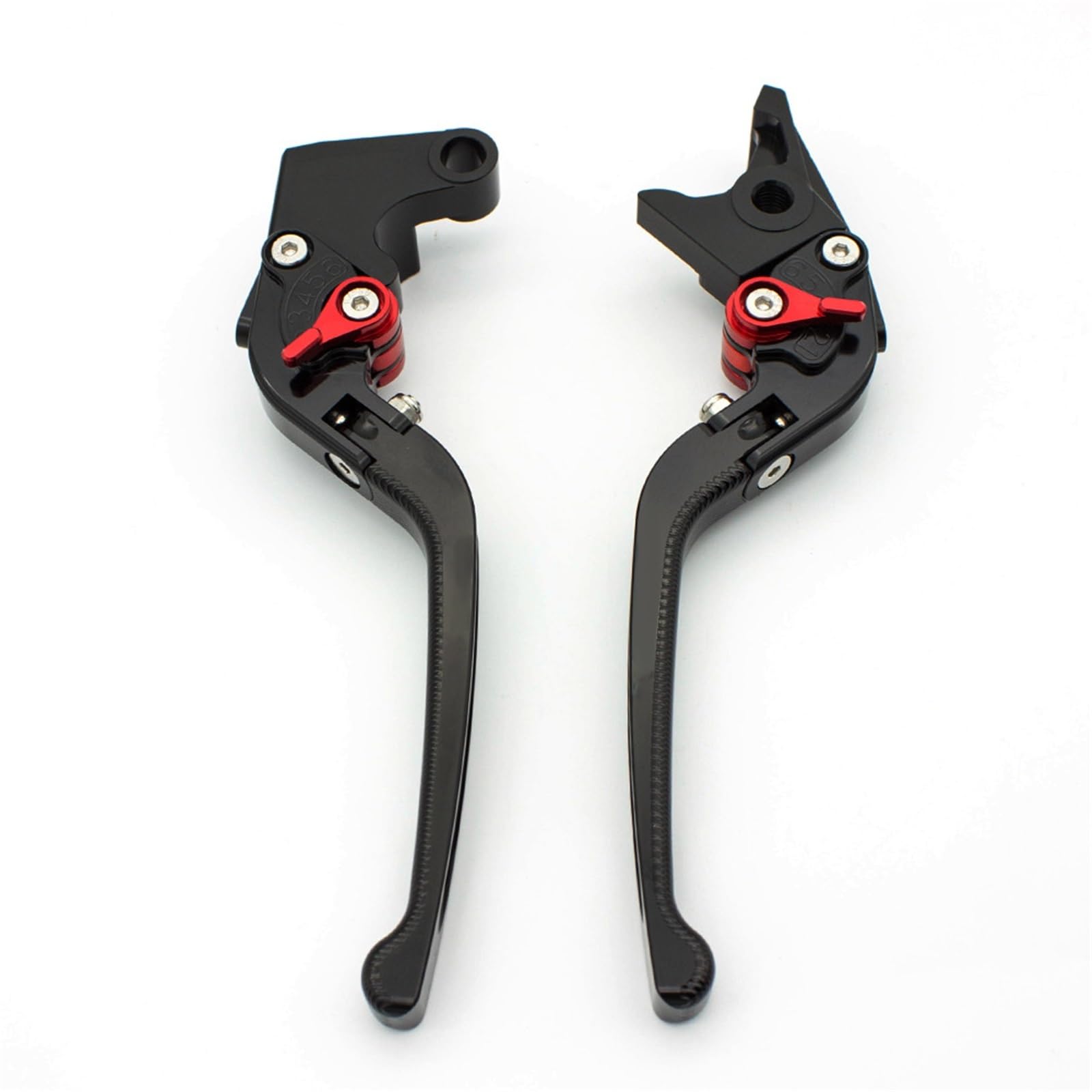 Gjihkwgz Motorcycle Brake Clutch Lever for Triumph for Tiger 800 XC 11-14 for 675 for Street for Triple 08-16 Adjustable Motorcycle Folding Brake Clutch Levers Clutch Brake Lever(Black)