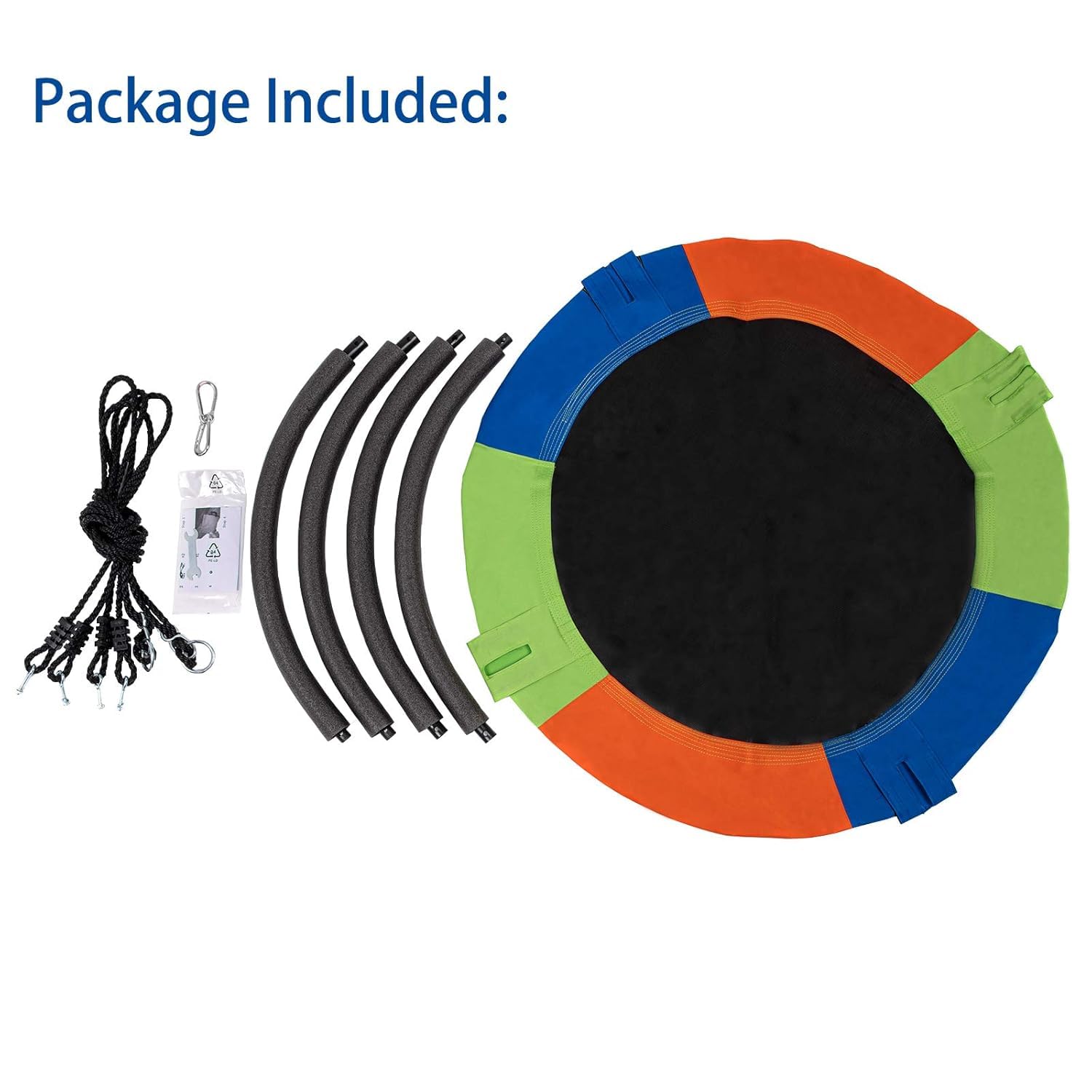 MUGATH Saucer Tree Swing for Kids Adults, Disc Circle Swings for Outside,Round disc Swing with Adjustable Hanging Rope,Swing for Children Park Backyard Garden (40 inch) 1