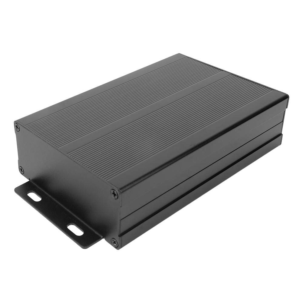 Enclosure Project Box 40x97x150mm Electronic DIY Circuit Board Protective Box Cooling Case Enclosure Split Body Case for Power Amplifier Aluminum Box Analyzer Housing Black
