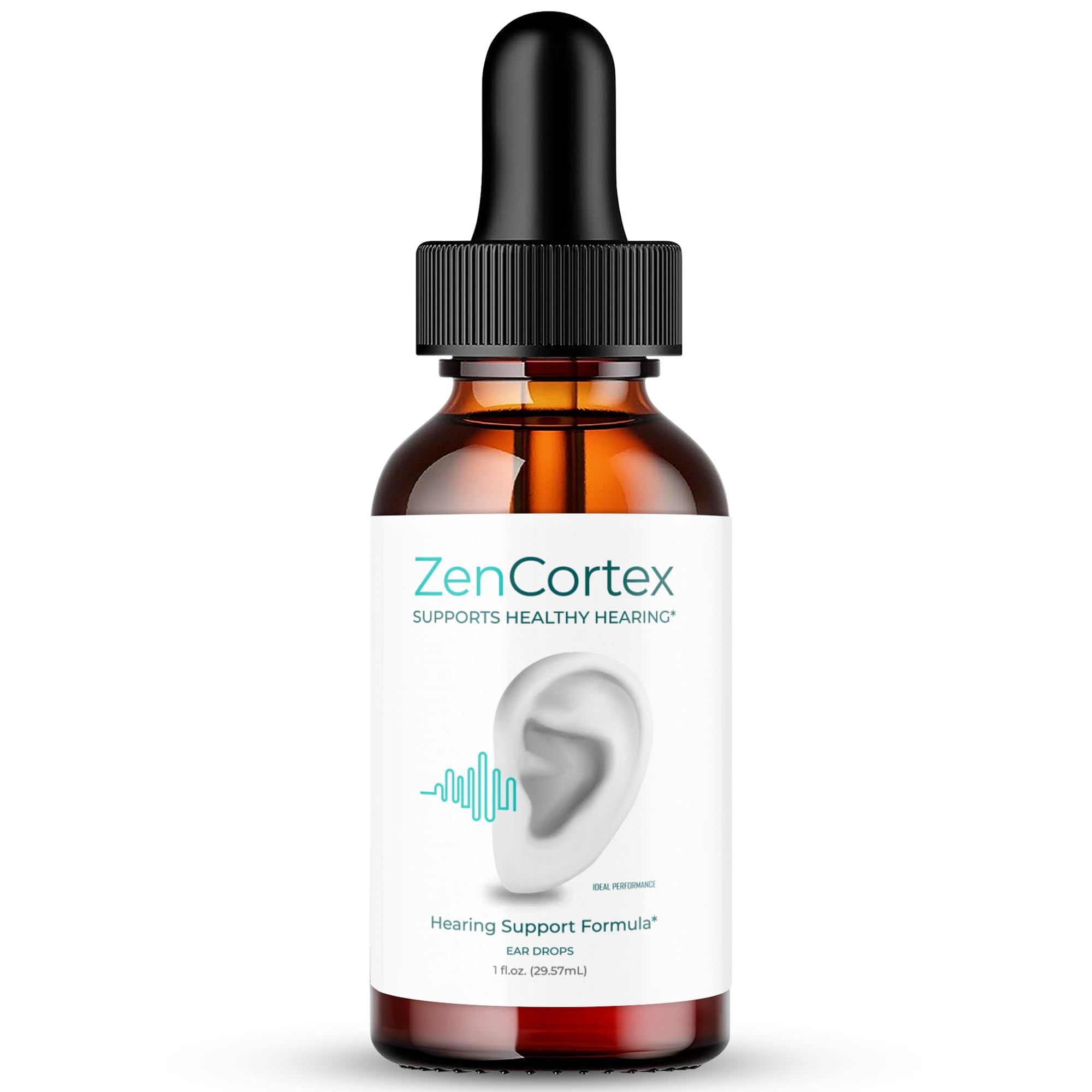 IDEAL PERFORMANCE Zencortex Tinnitus Relief for Ringing Ears Drops, Zencortex Ring Clear Tinnitus Drops, Tinnitus Treatment Supplement, Ear Ringing