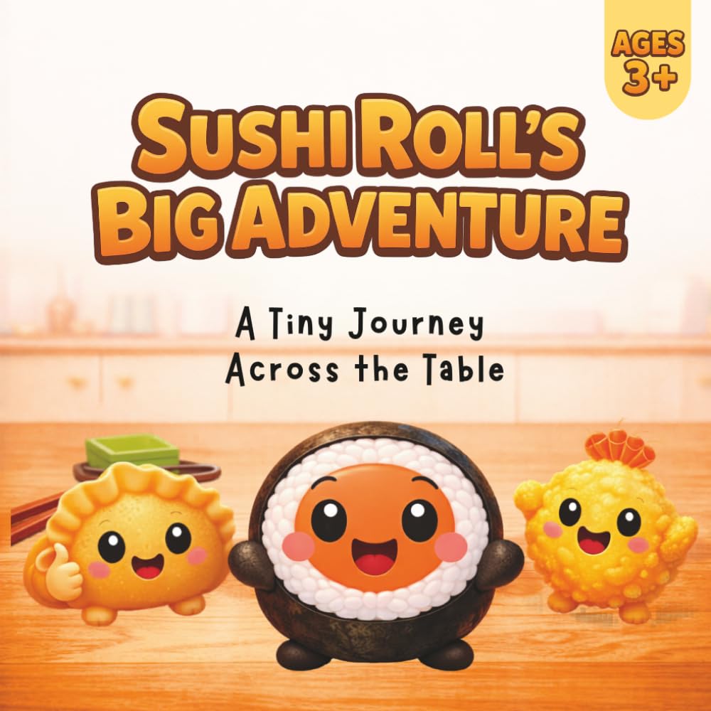 Sushi Roll’s Big Adventure: A Tiny Journey Across the Table — A Story About Friendship, Courage, and Fun (Little Stories Collection)