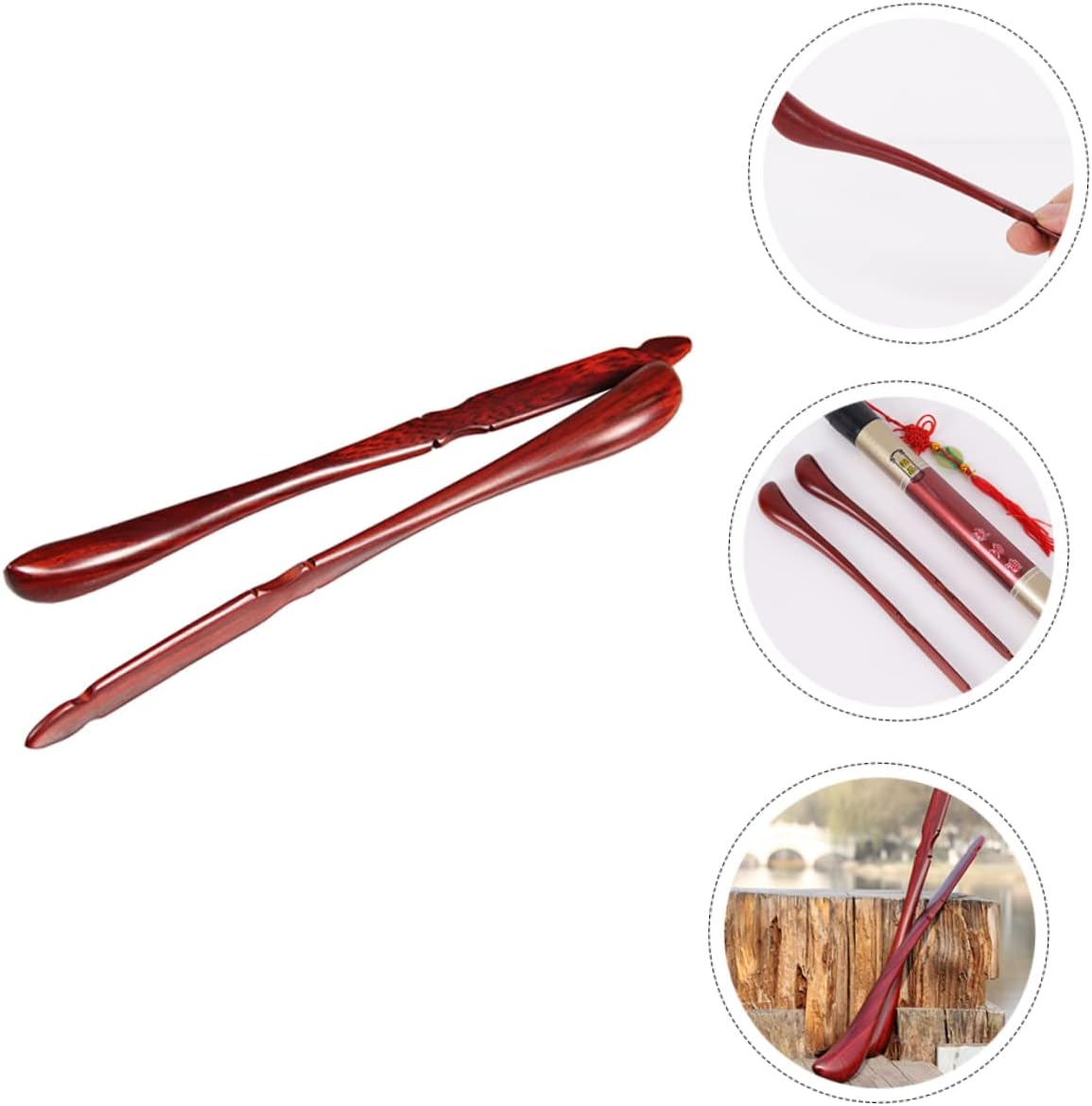 Abaodam 2pcs Professional Dulcimer Hammers Bucket Brown Material for Hammer Dulcimer Practice Lightweight and Portable Accessories and Safe for -term Use