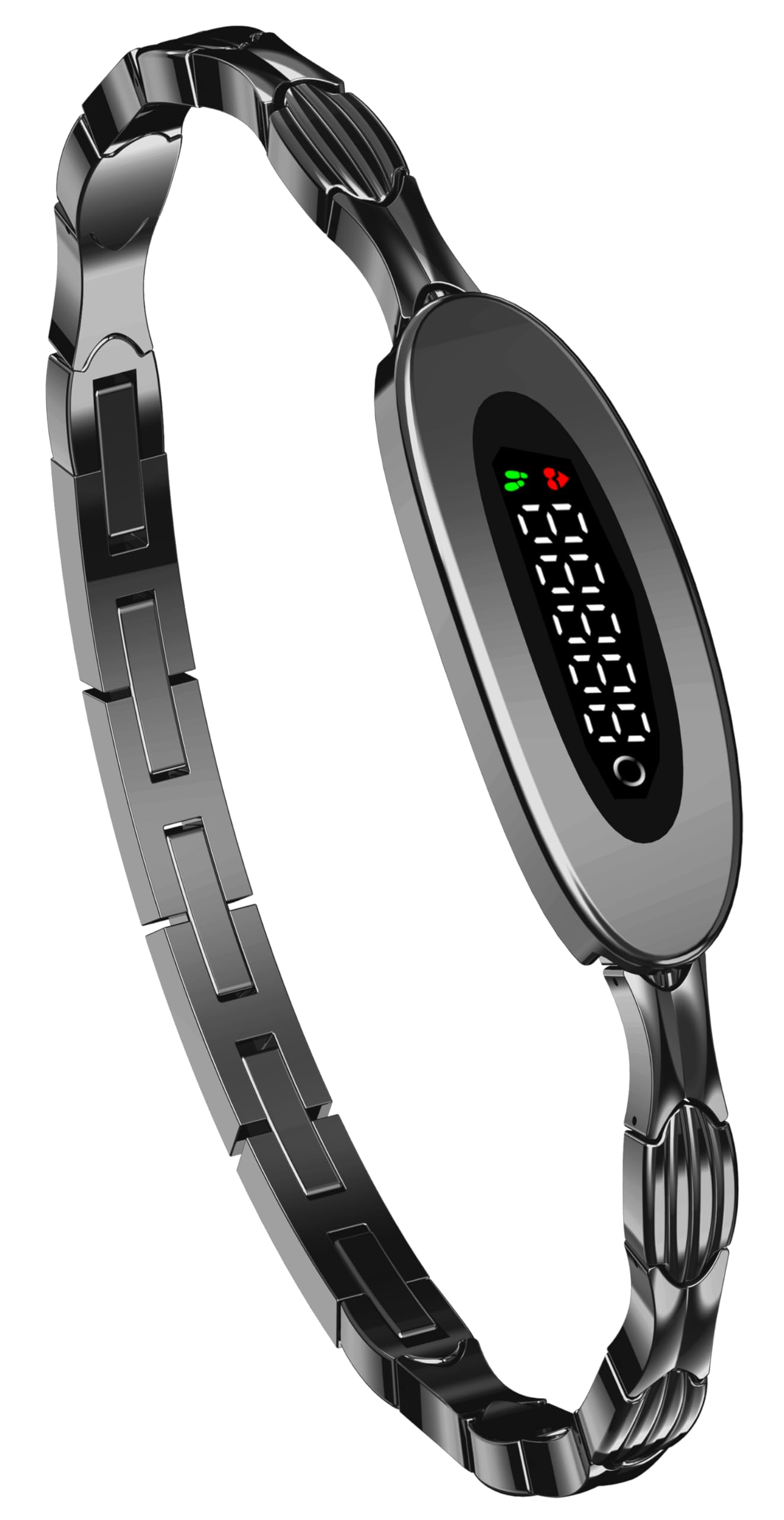Ladies Smart Bracelet for Women Fitness Tracker Heart Rate Sleep Monitor Sports Modes Remote Camera Waterproof Ultra-Thin Luxury Womens Gold Smart Bracelet for Android iOS Phones-image-9