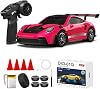 Kumoyu 1:43 Profesyonel Mini Drift RC Araba 911 4WD 15 KMH Hız Metal Alaşım Gövde EPS Stabilizasyonu Tam Orantılı Çift Modlu LED Uzaktan Kumandalı Oyuncak Araç