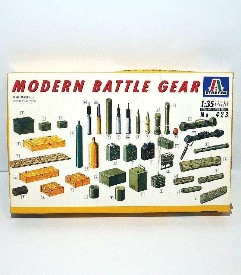 Ensemble d'équipement de combat actuel ITALERI 135 donnez vie à vos maquettes 423