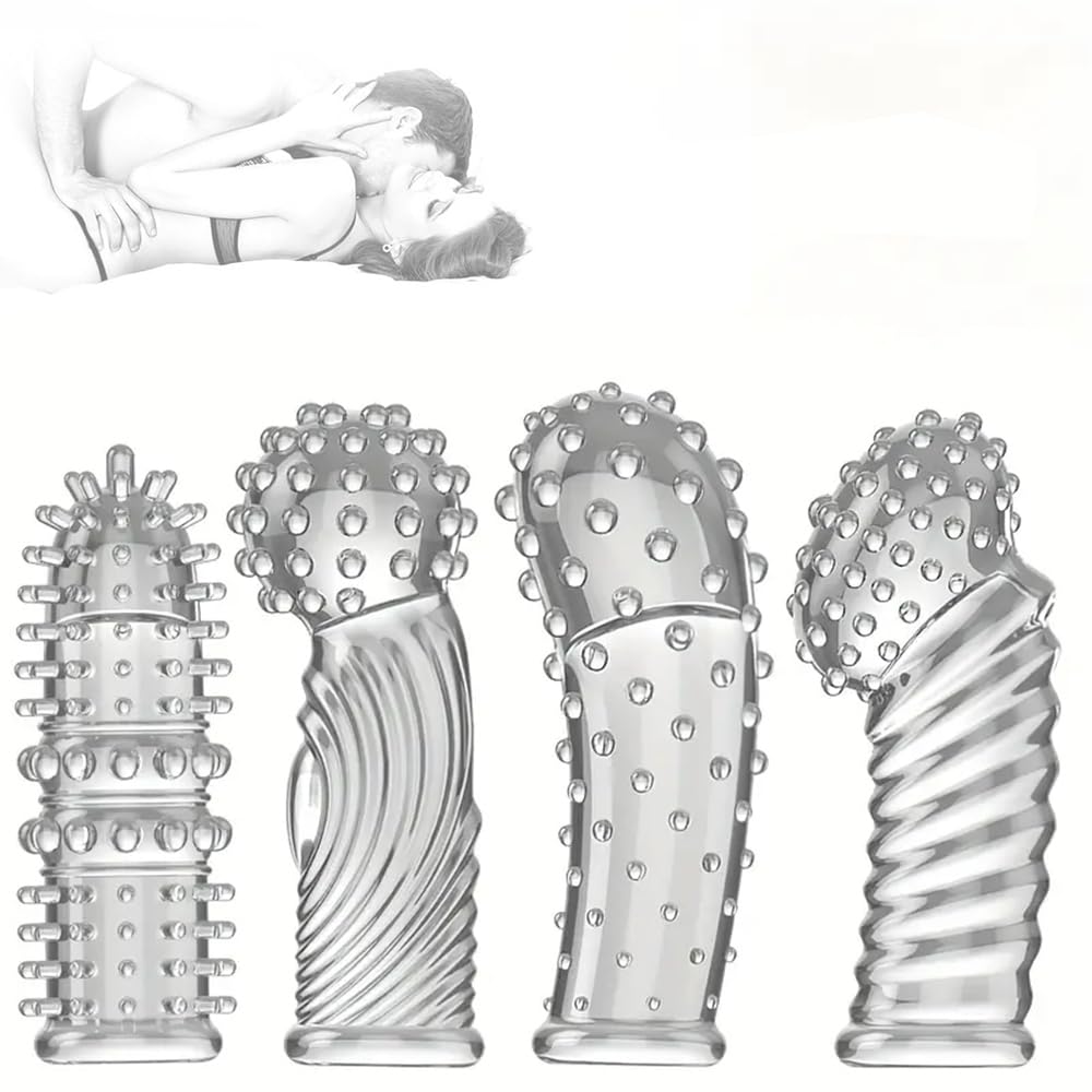 Ensemble de 4 pièces de couvre-doigts en silicone, un beau cadeau pour les femmes